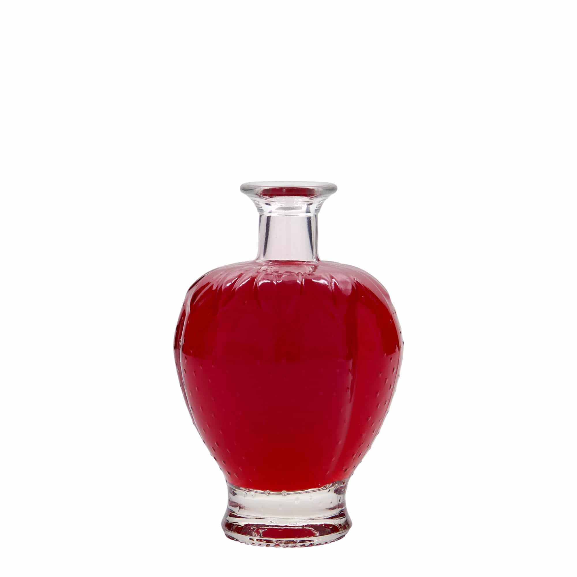 200 ml glassflaske "Jordbær", åpning: Kork