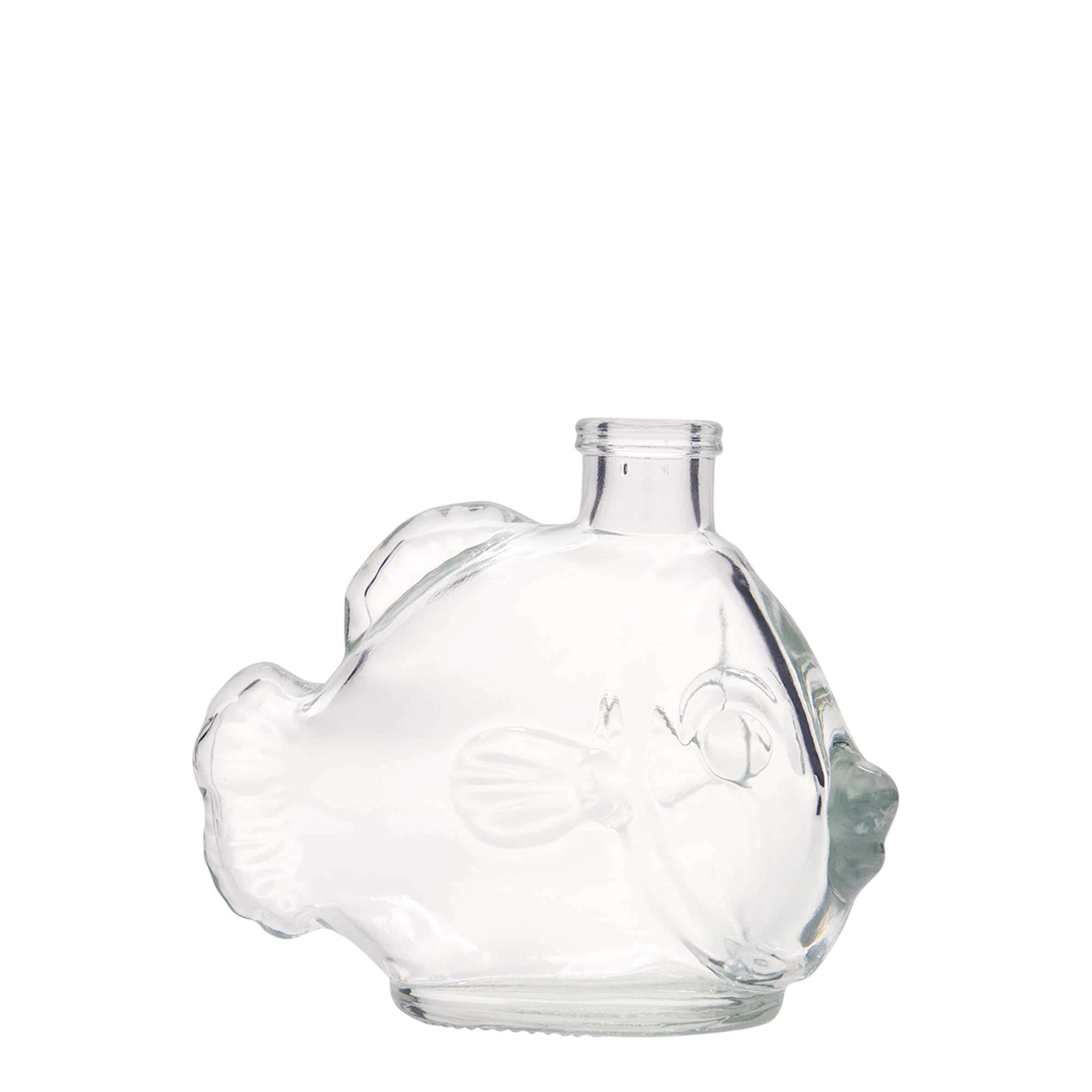 200 ml glassflaske "Fisk", åpning: Kork