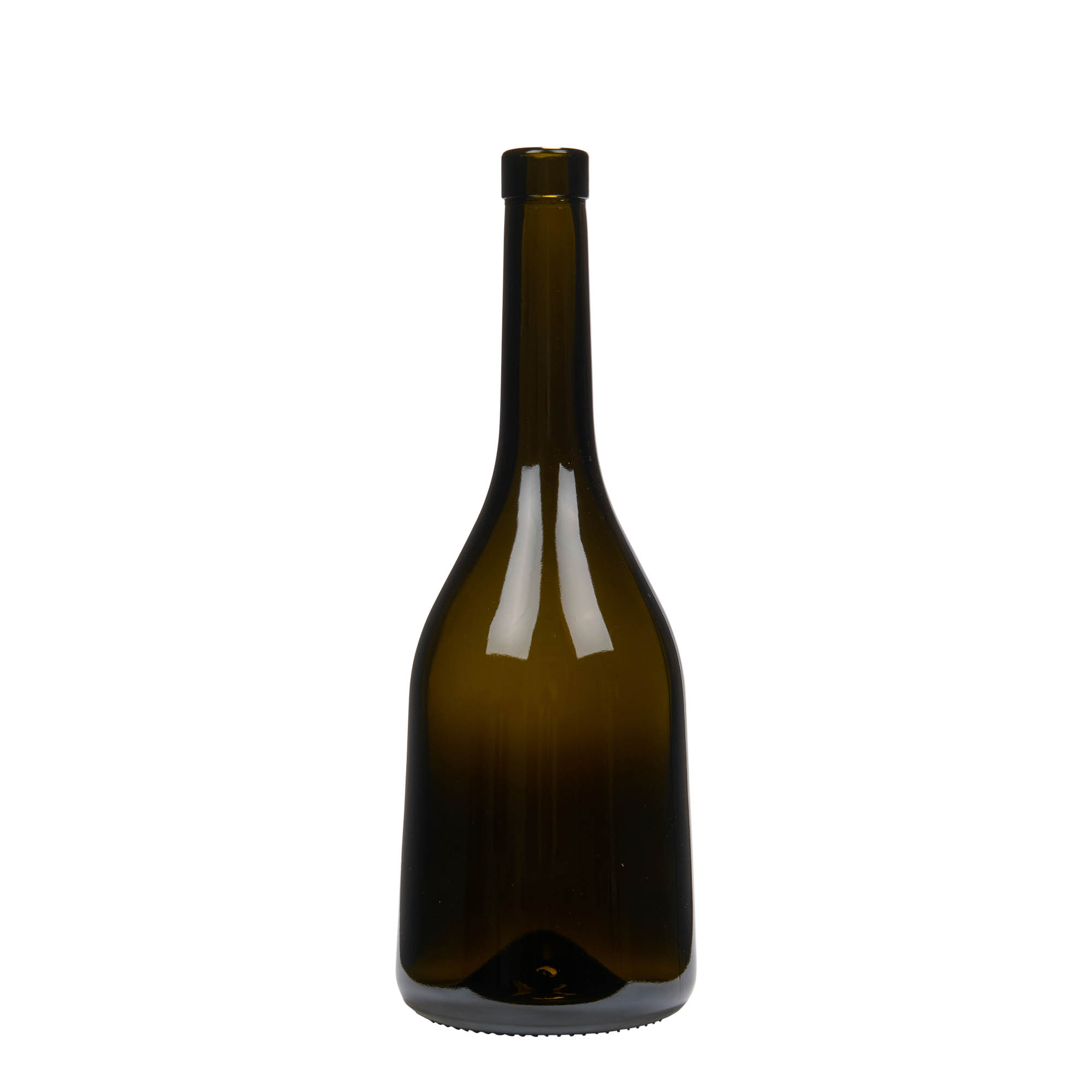750 ml glassflaske 'Rustica', antikkgrønn, munn: kork 750 ml glassflaske 'Rustica', antikkgrønn, munn: kork