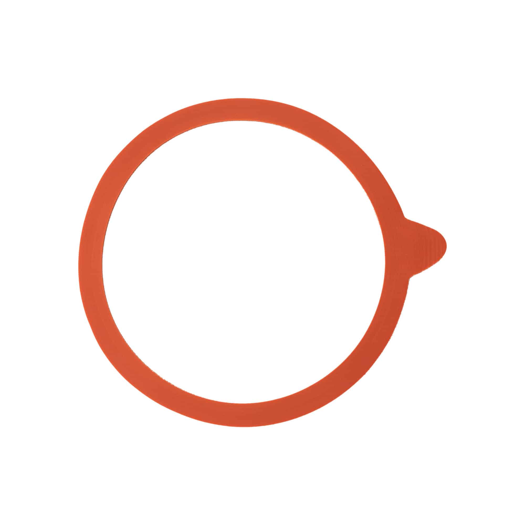 WECK-innkokingsring RR100 #, rød, åpning: rund kant