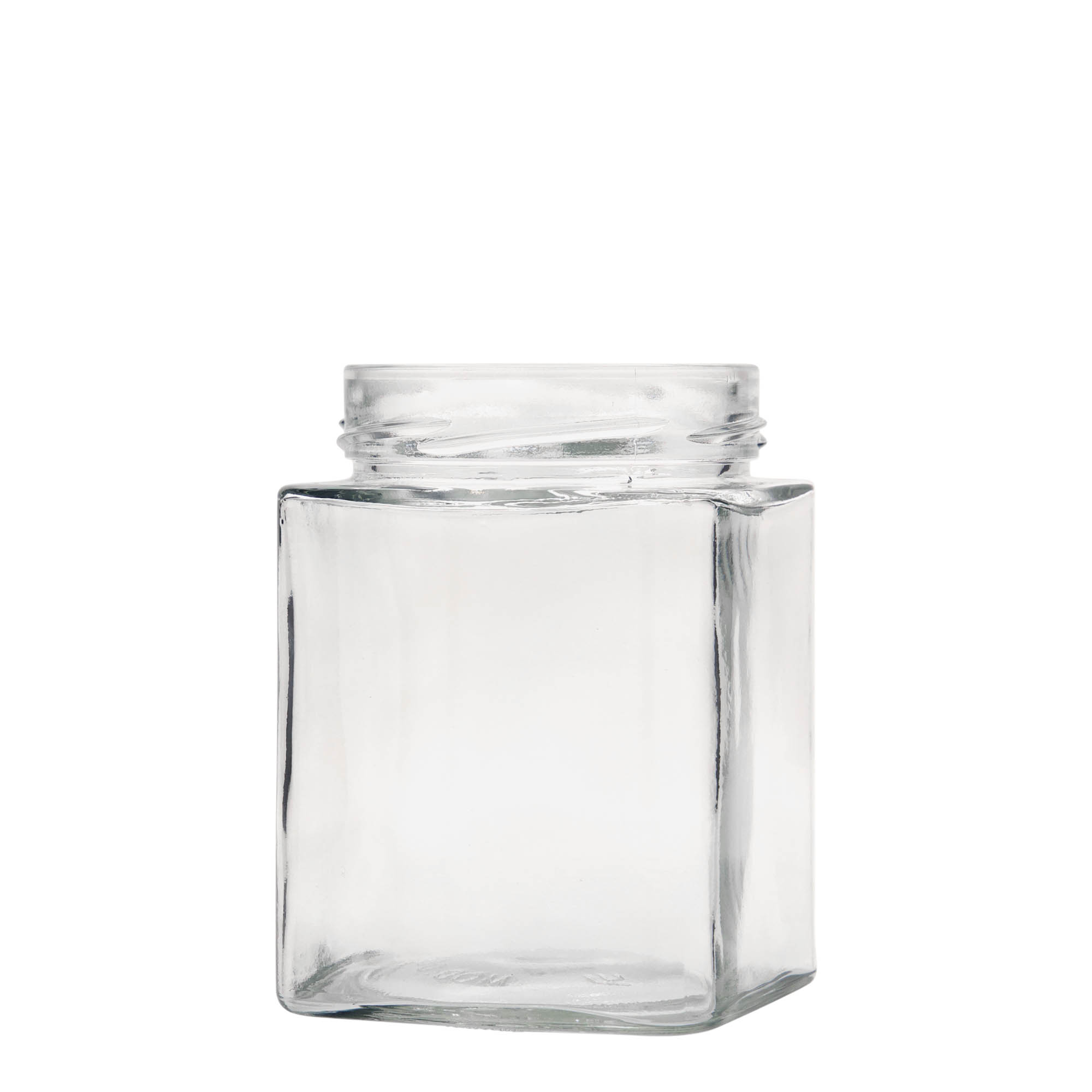 580 ml firkantet glass 'Ikarus', åpning: Deep-Twist-Off (DTO 82)