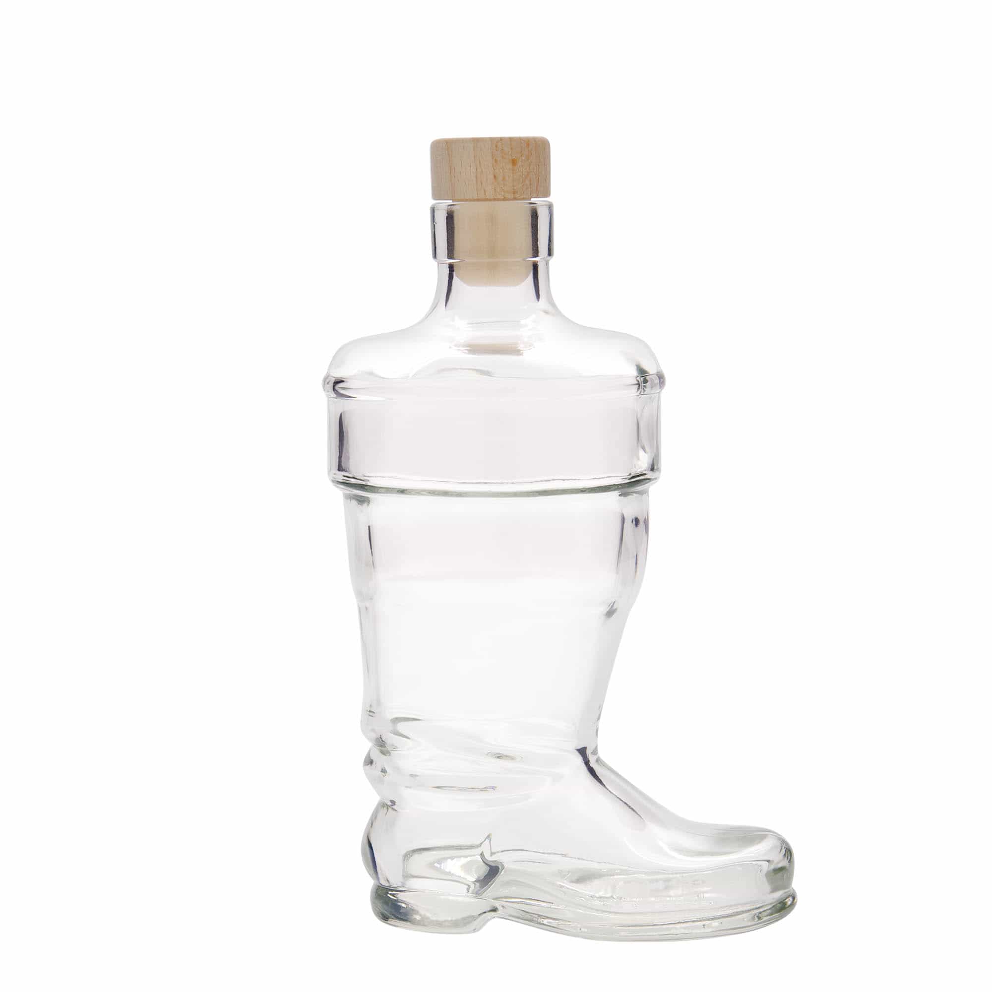 350 ml glassflaske "støvel", åpning: Kork