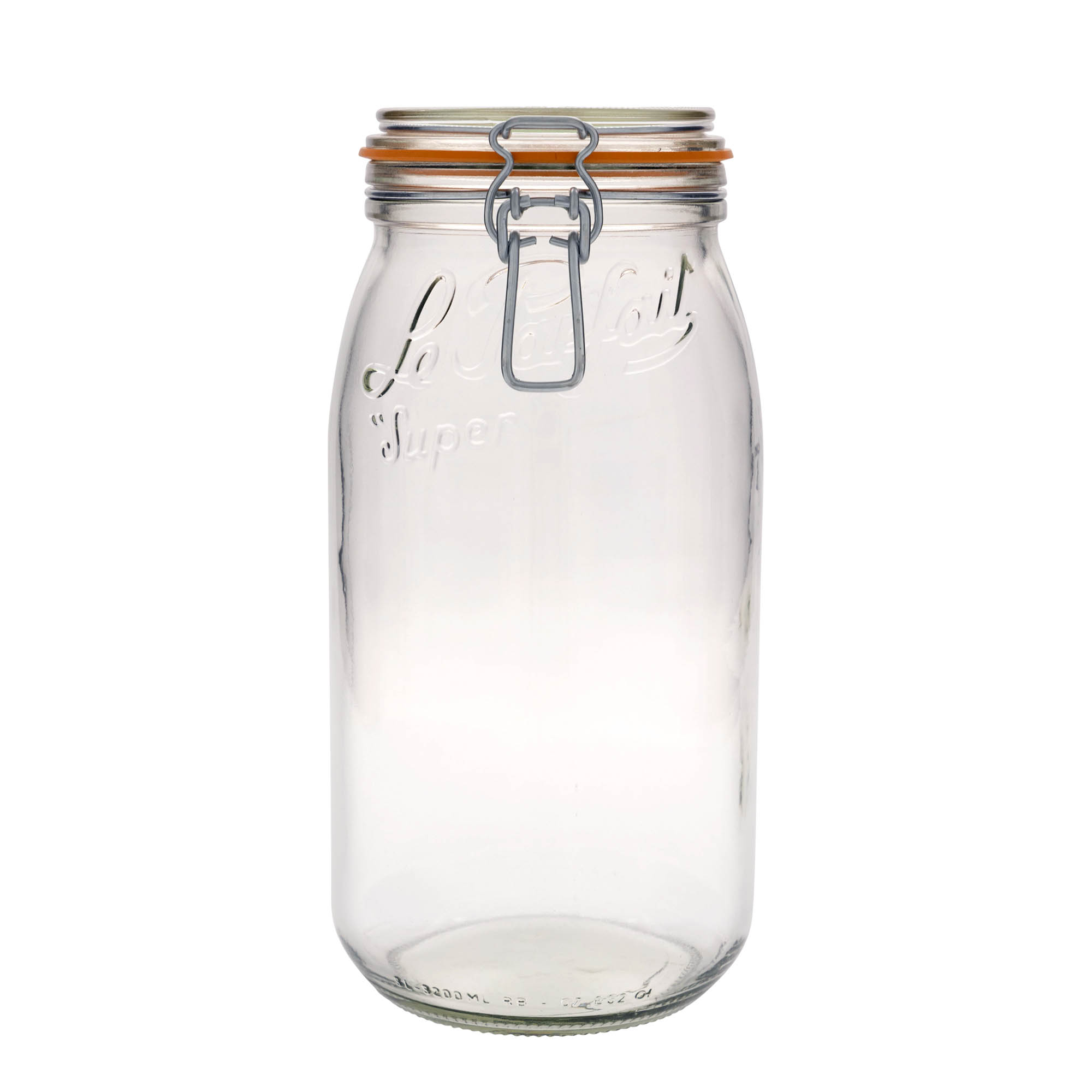 3.000 ml trådspenneglass 'Le Parfait Super Bocal', åpning: trådspenne-lukking