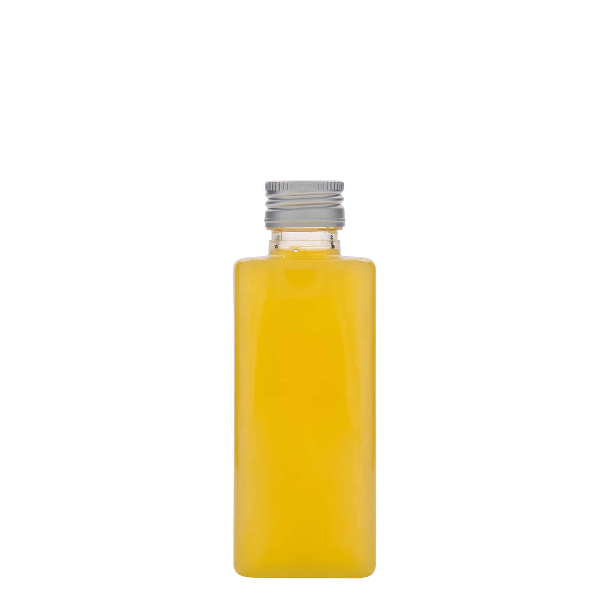 250 ml PET-flaske "Karl", kvadratisk, plast, åpning: PP 28