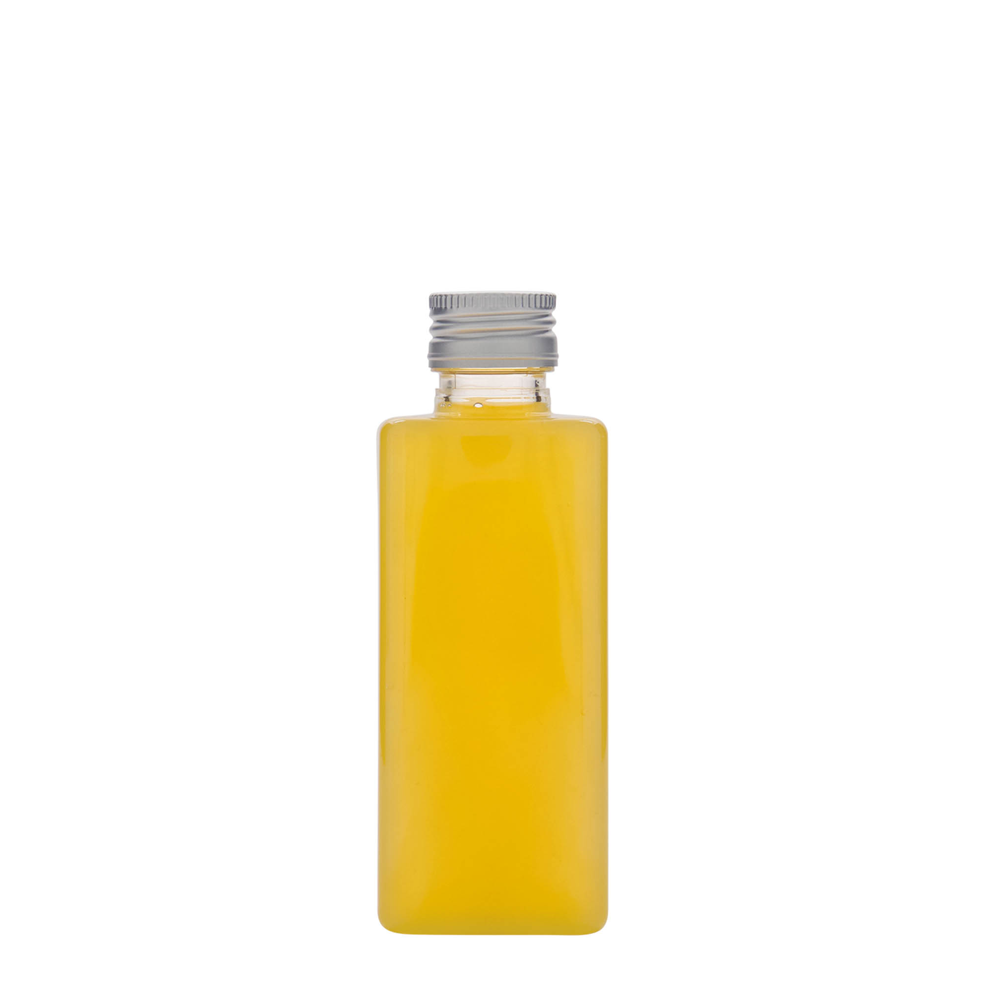 250 ml PET-flaske 'Karl', firkantet, plast, åpning: PP 28