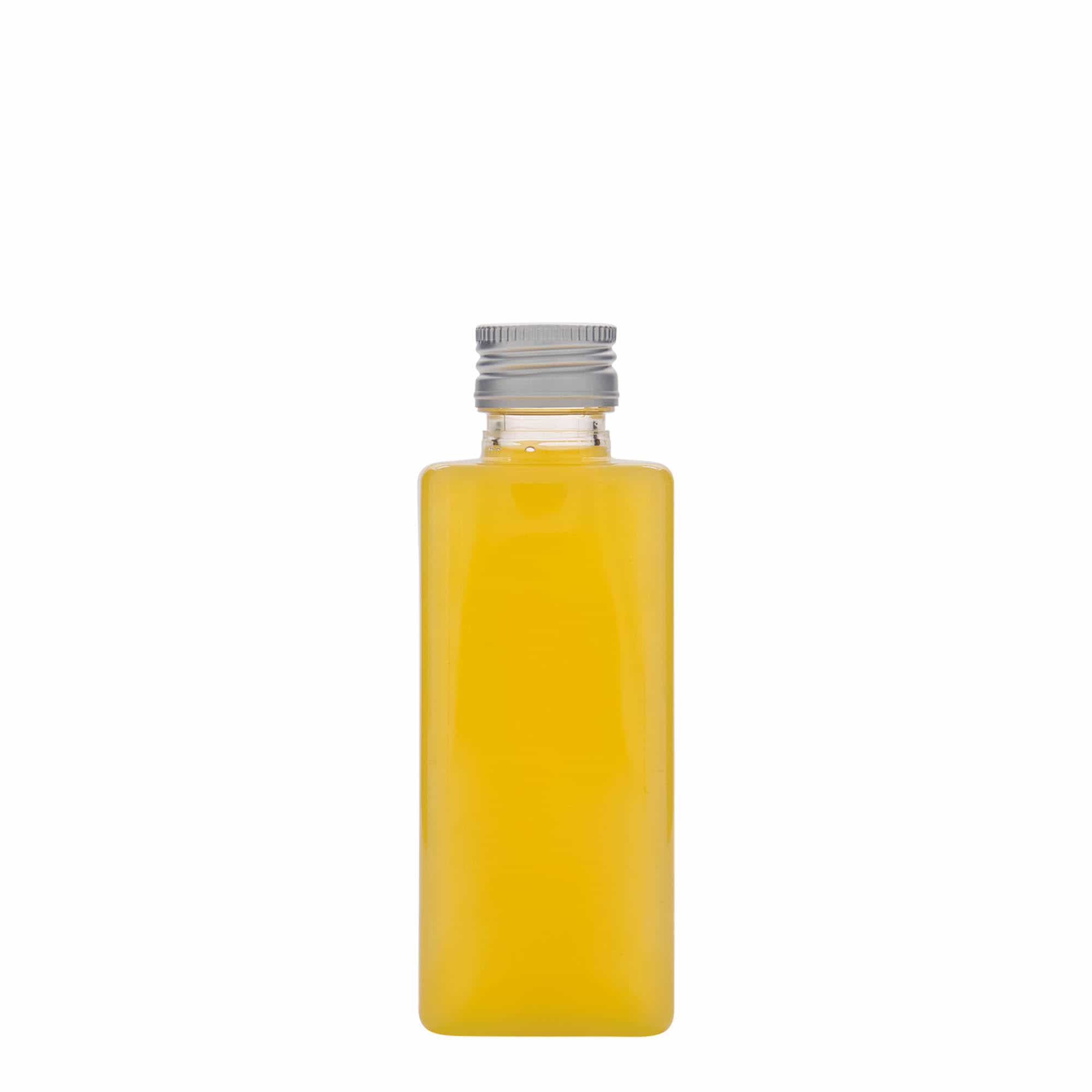 250 ml PET-flaske 'Karl', firkantet, plast, åpning: PP 28