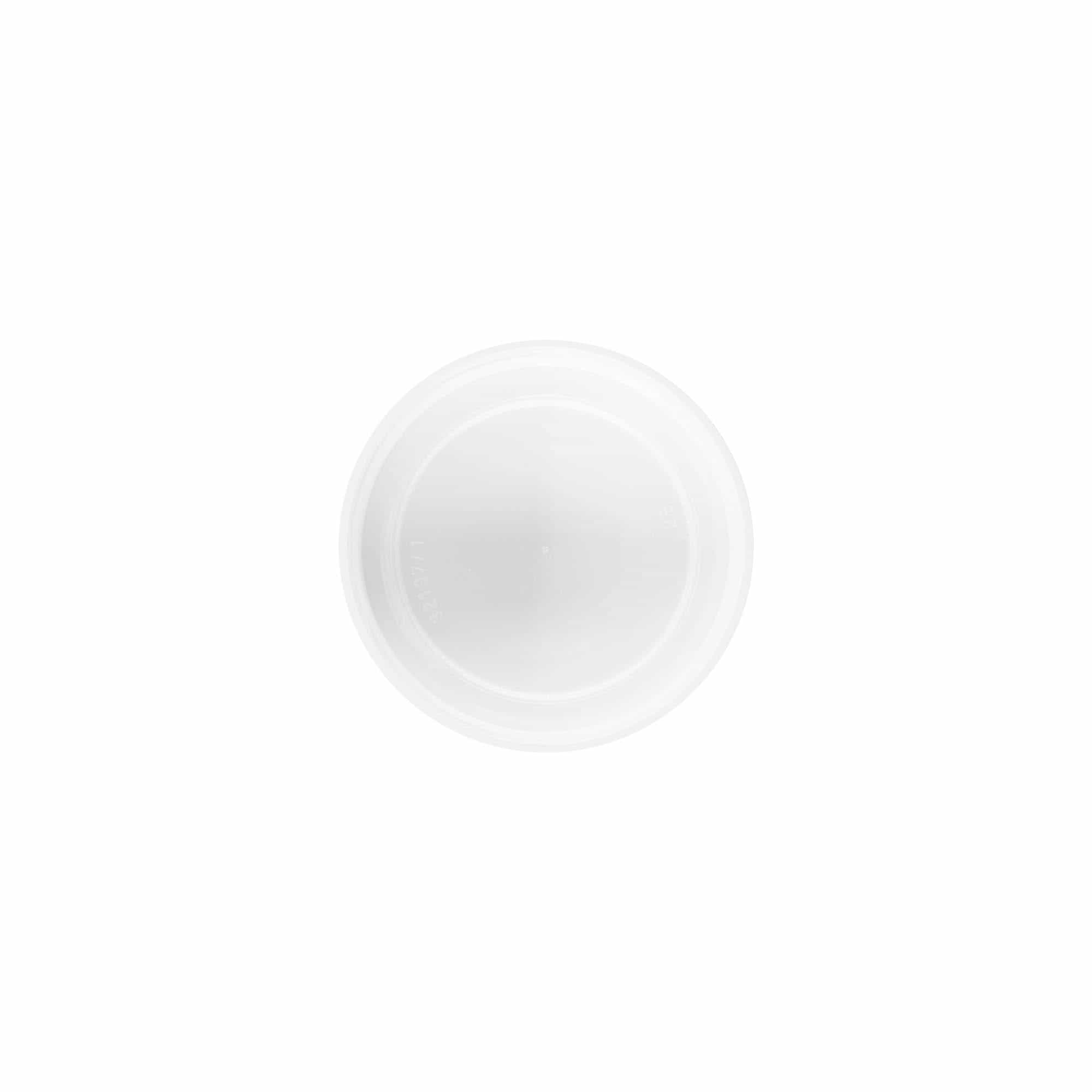 Skrulokk for 50 ml "Bianca", PP-plast, hvit
