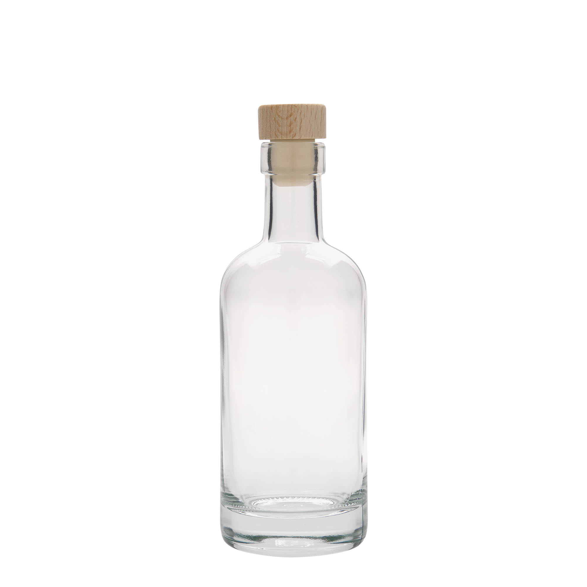 250 ml glassflaske 'Linea Uno', åpning: kork