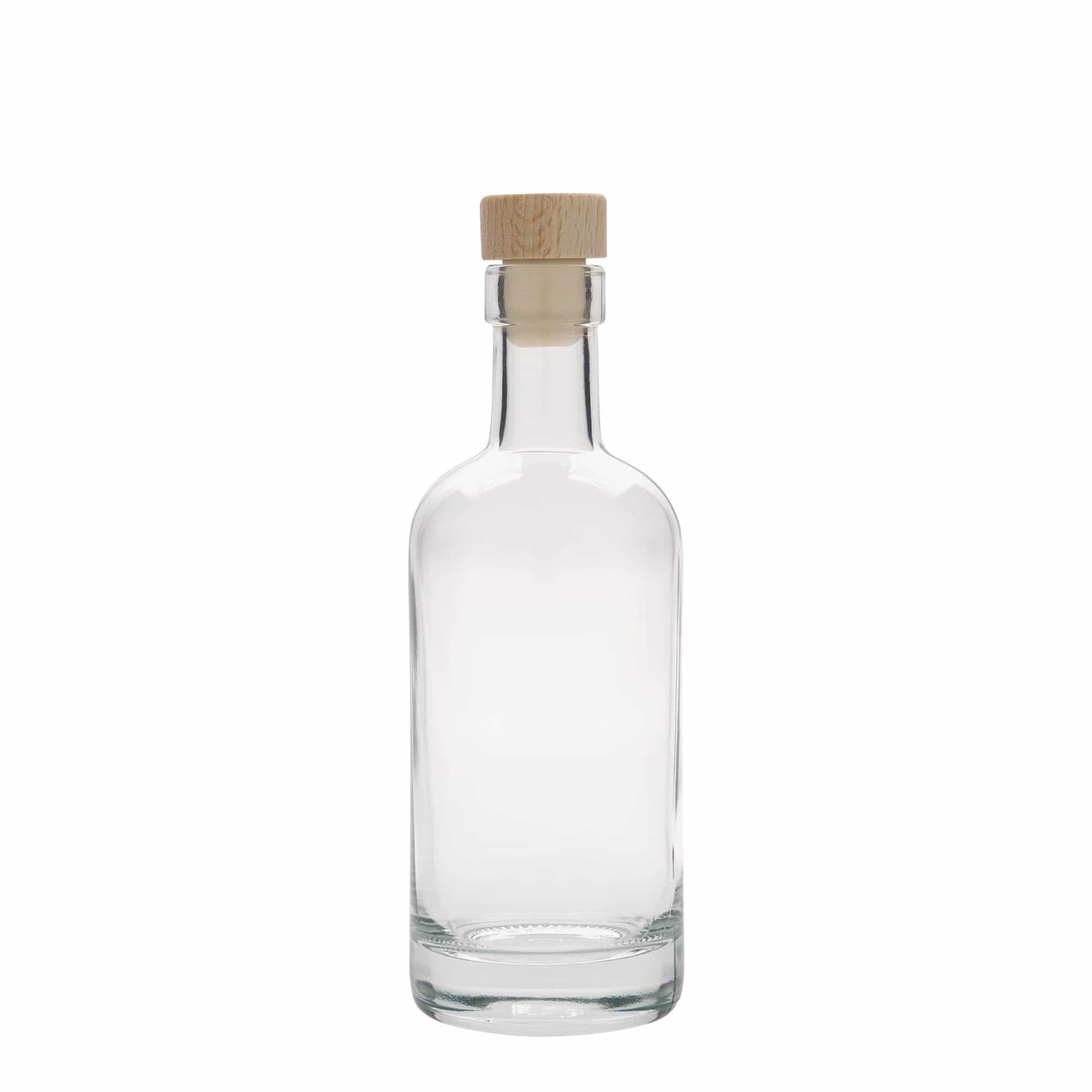 250 ml glassflaske 'Linea Uno', åpning: kork