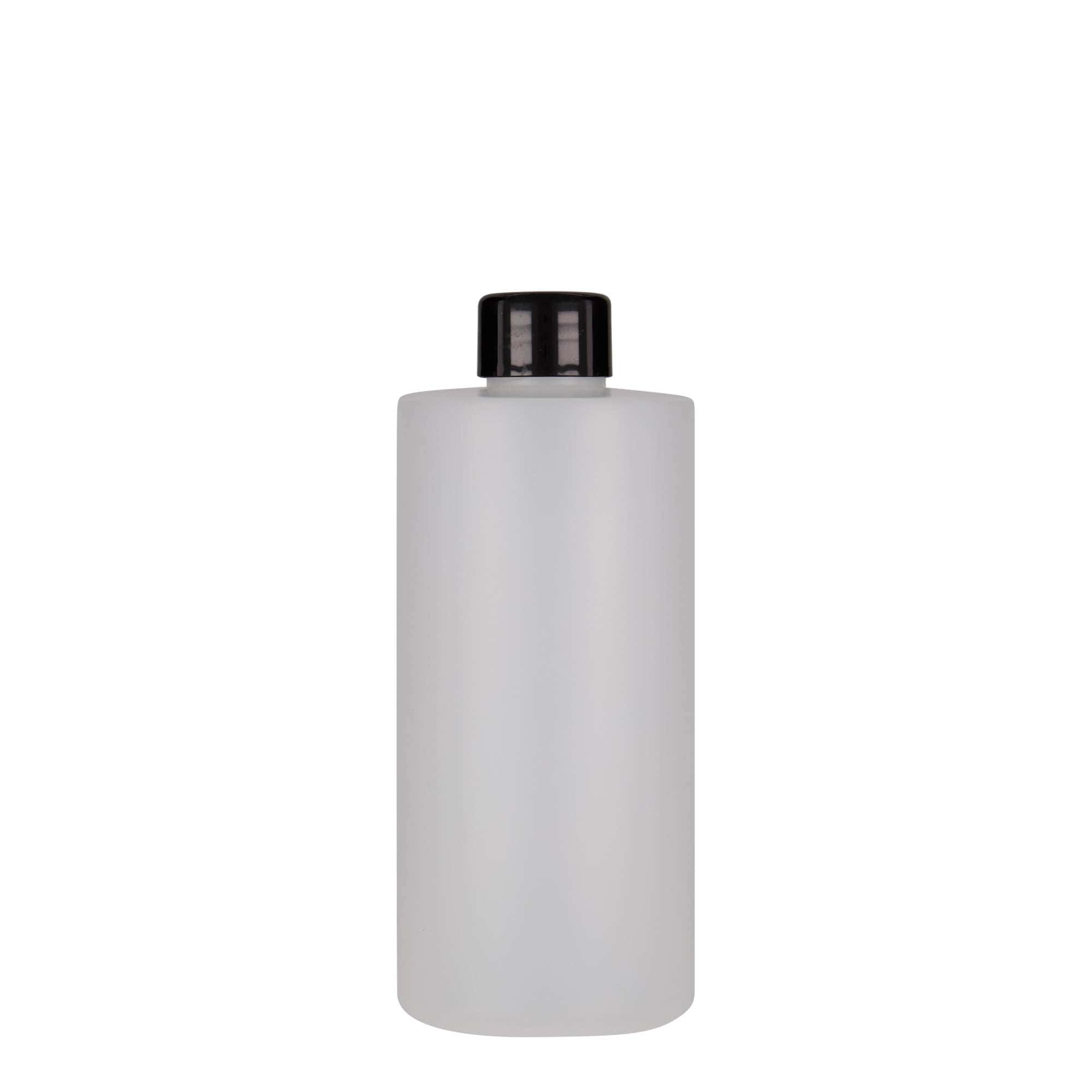 300 ml plastflaske "Pipe", HDPE, hvit, åpning: GPI 24/410