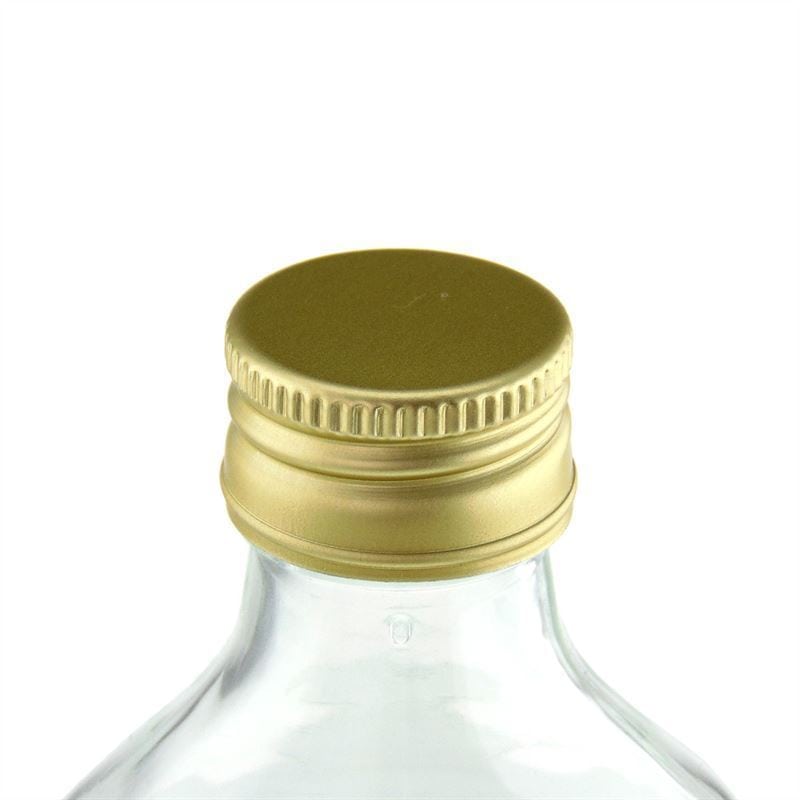 Skrukapsel, metall, gull, for åpning: PP 28 Skrukapsel, metall, gull, for åpning: PP 28