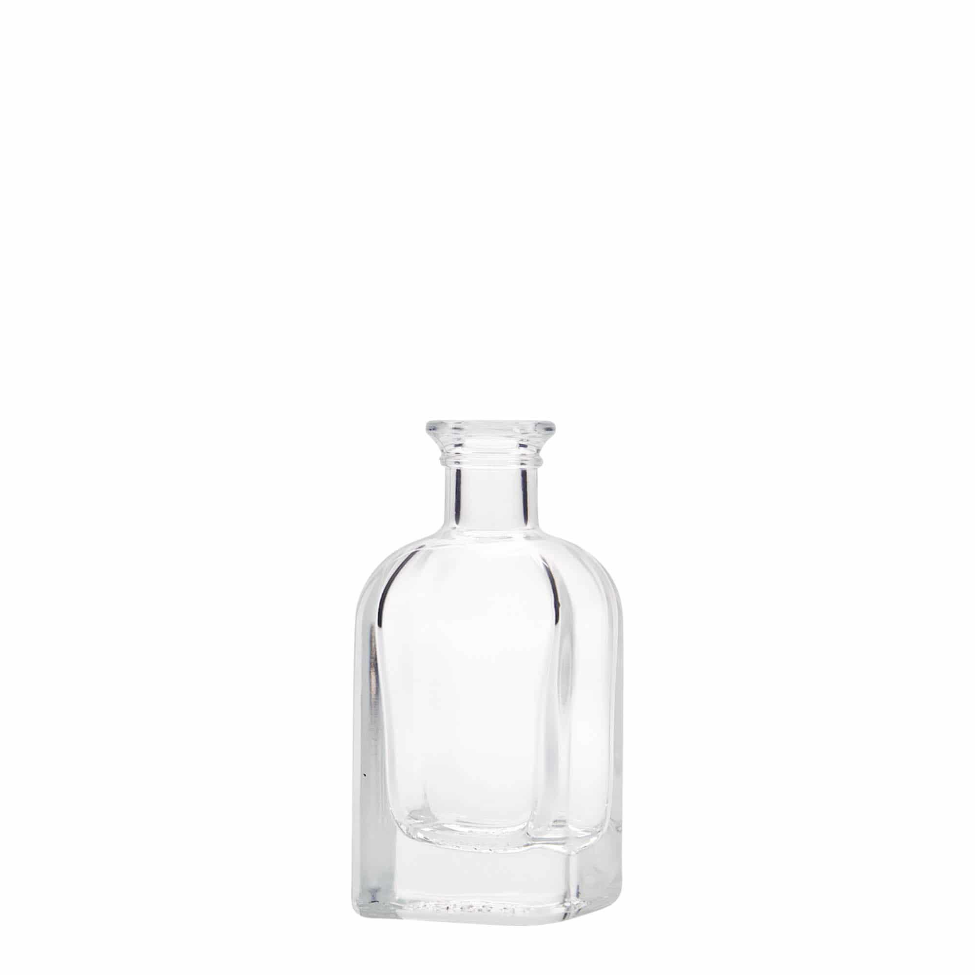 40 ml glassflaske Apotheker Carré, firkantet, åpning: kork