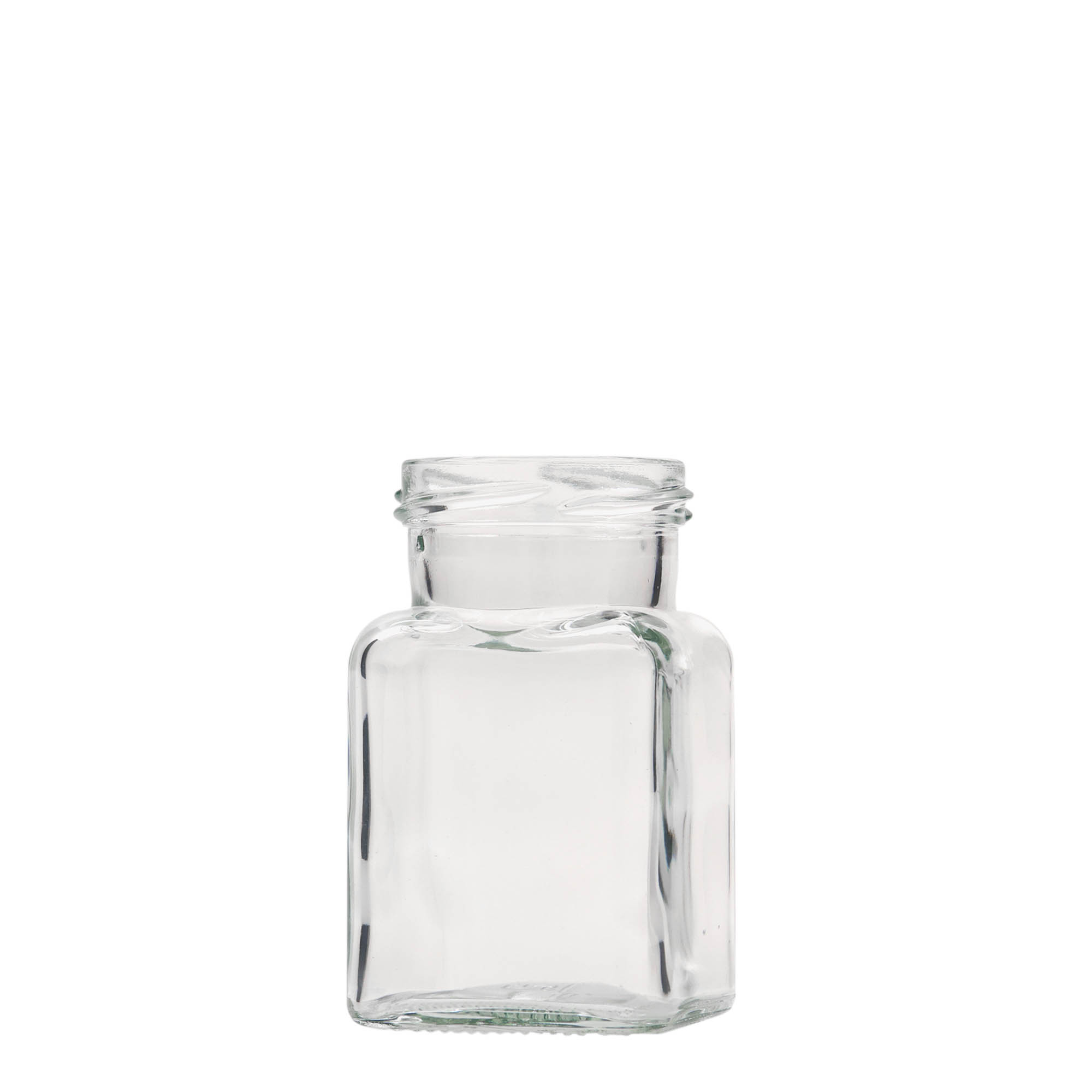 150 ml firkantglass, åpning: Twist-Off (TO 53) 150 ml firkantglass, åpning: Twist-Off (TO 53)