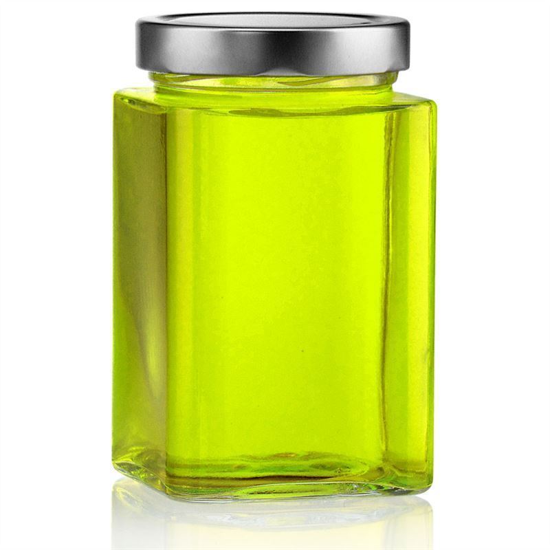 720 ml firkantet glass 'Ikarus', åpning: Deep-Twist-Off (DTO 82)