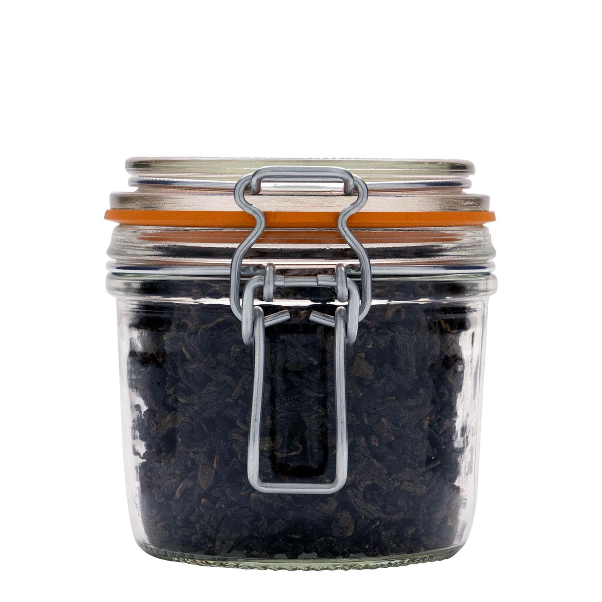 350 ml trådhettelokkglass 'Le Parfait Super Terrine', åpning: trådhettelukking