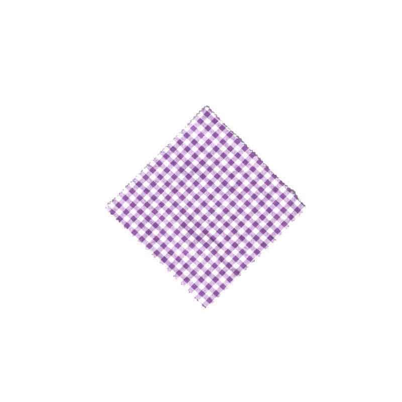 Stoffhette rutete 12x12, kvadratisk, tekstil, syrin, åpning: TO38-TO53 Stoffhette rutete 12x12, kvadratisk, tekstil, syrin, åpning: TO38-TO53