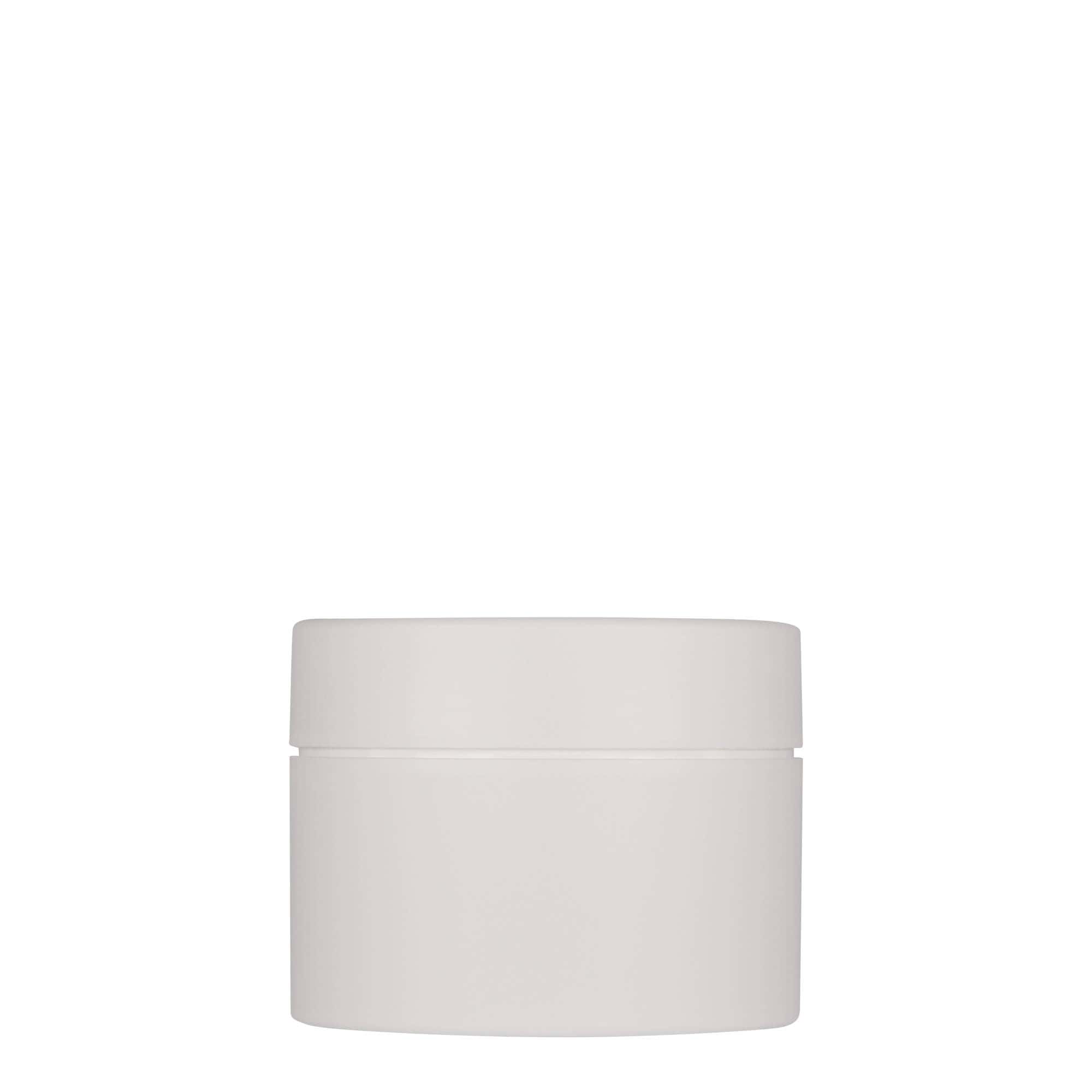 150 ml plastboks "Antonella", PP, hvit, åpning: Skrulokk