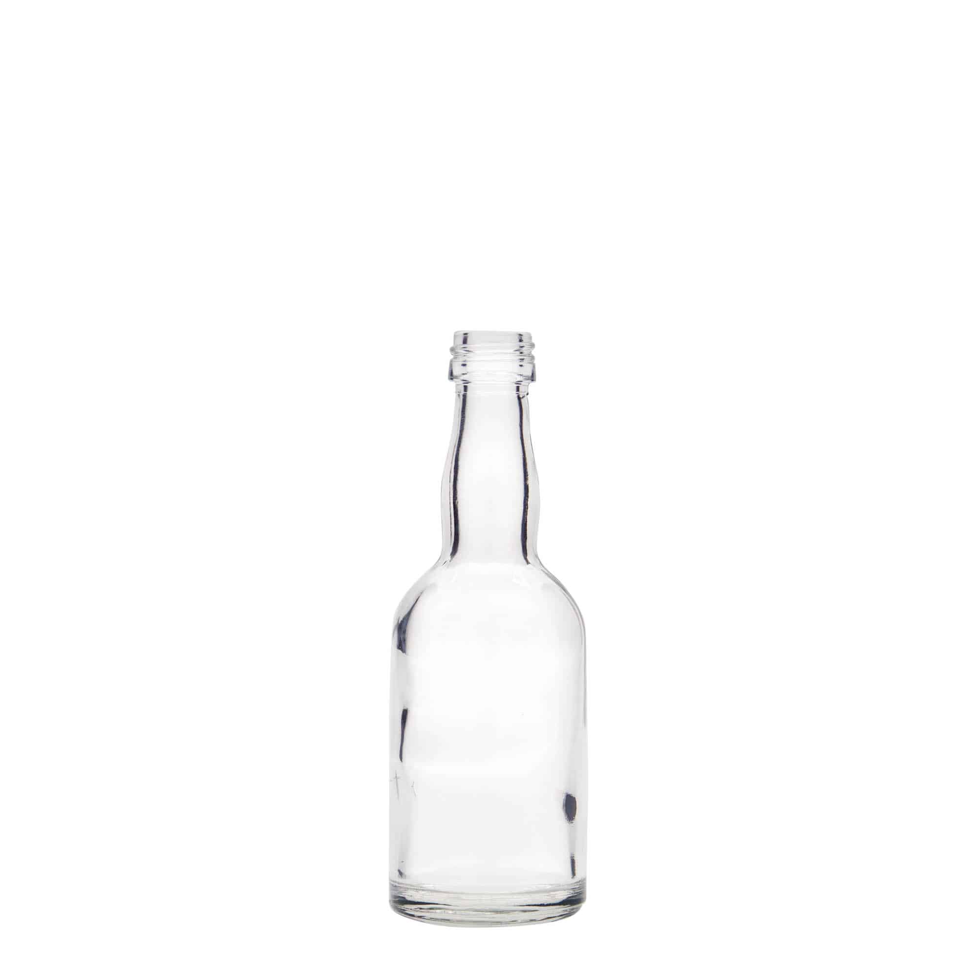 50 ml glassflaske "Proba', åpning: PP 18 50 ml glassflaske "Proba', åpning: PP 18