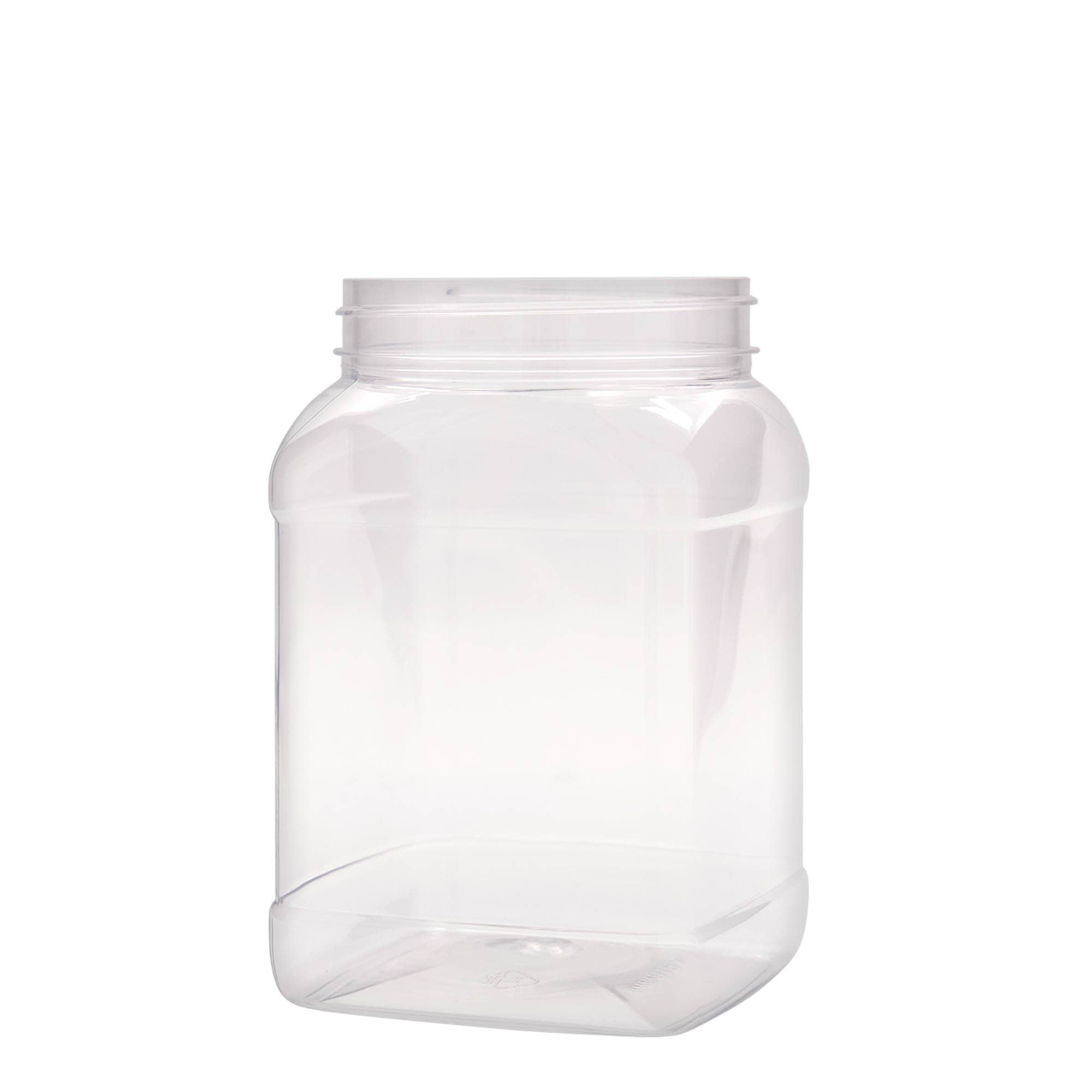 1500 ml PET-boks "Dana", kvadratisk, plast, åpning: 100/400 1500 ml PET-boks "Dana", kvadratisk, plast, åpning: 100/400