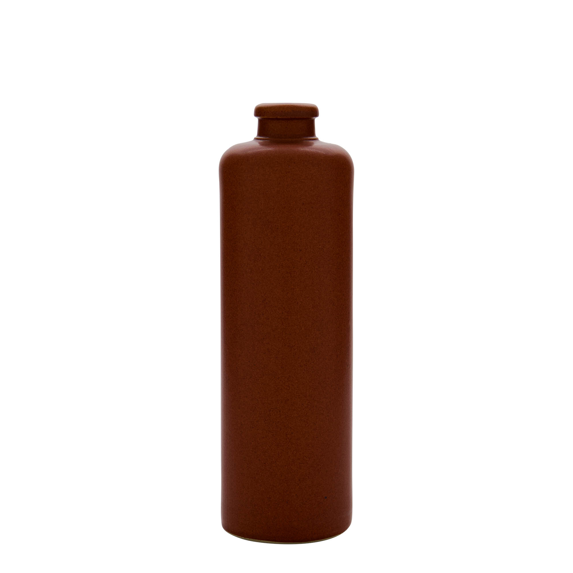 500 ml tonnkru, steingods, rødbrun, munningsåpning: kork 500 ml tonnkru, steingods, rødbrun, munningsåpning: kork