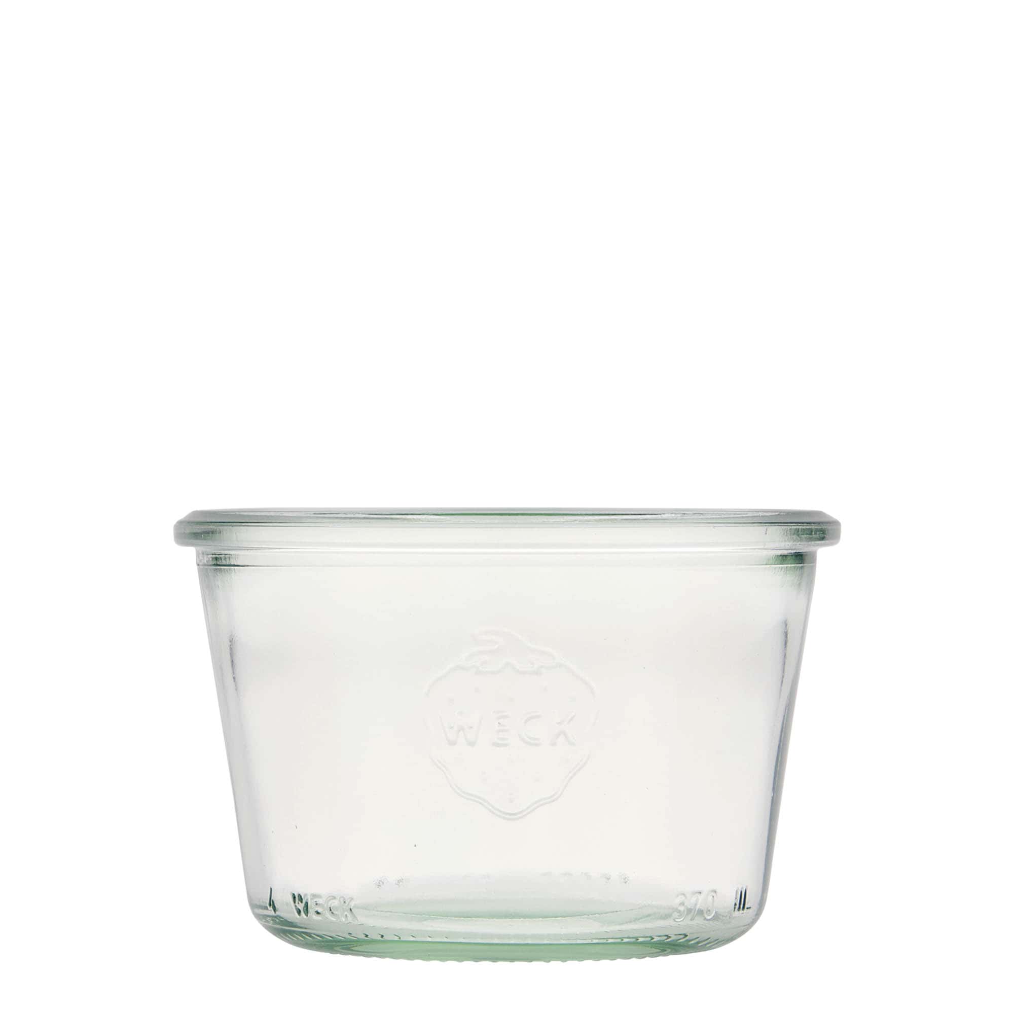 370 ml WECK-glasskrukke, åpning: rund kant