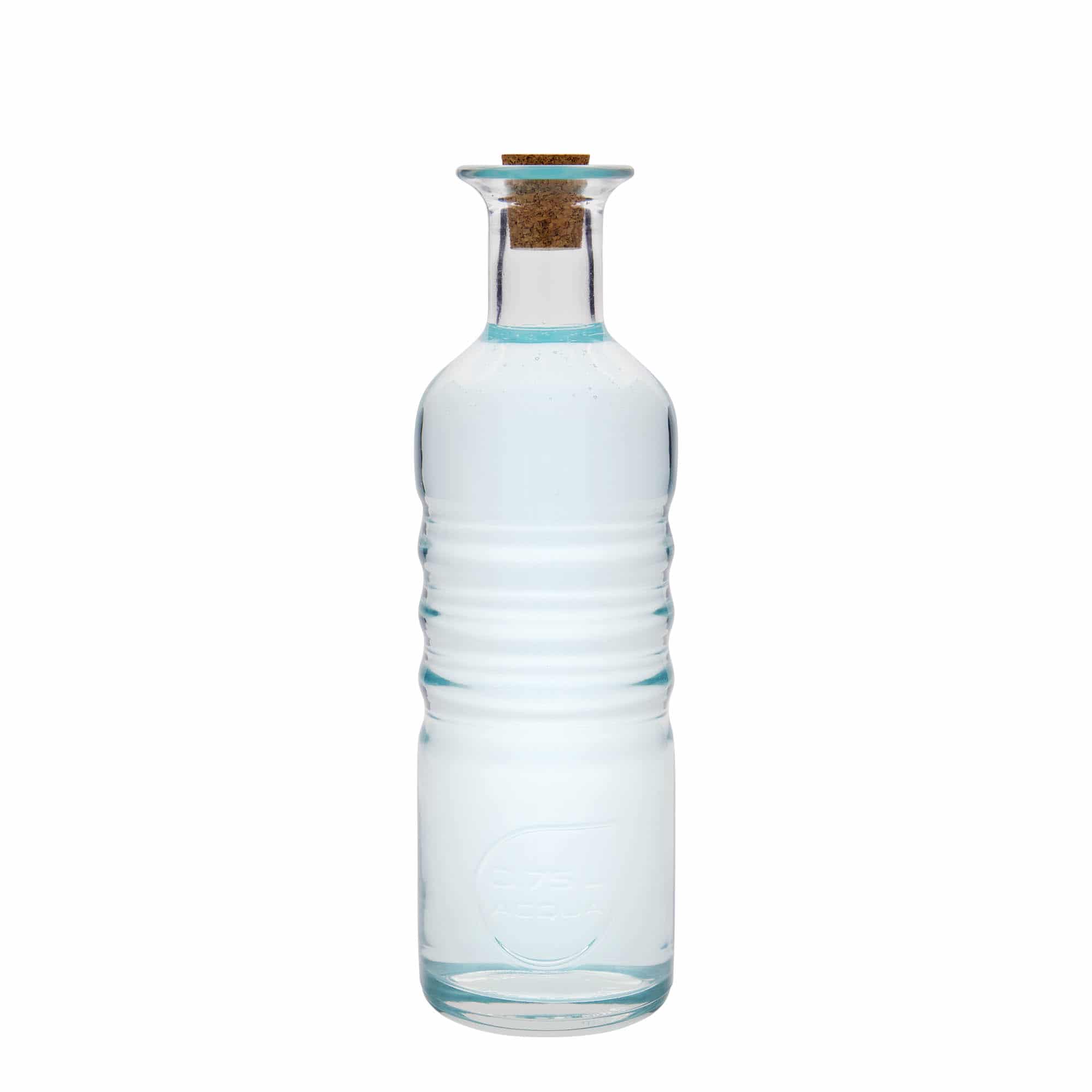 750 ml glassflaske "Optima Acqua", åpning: Kork