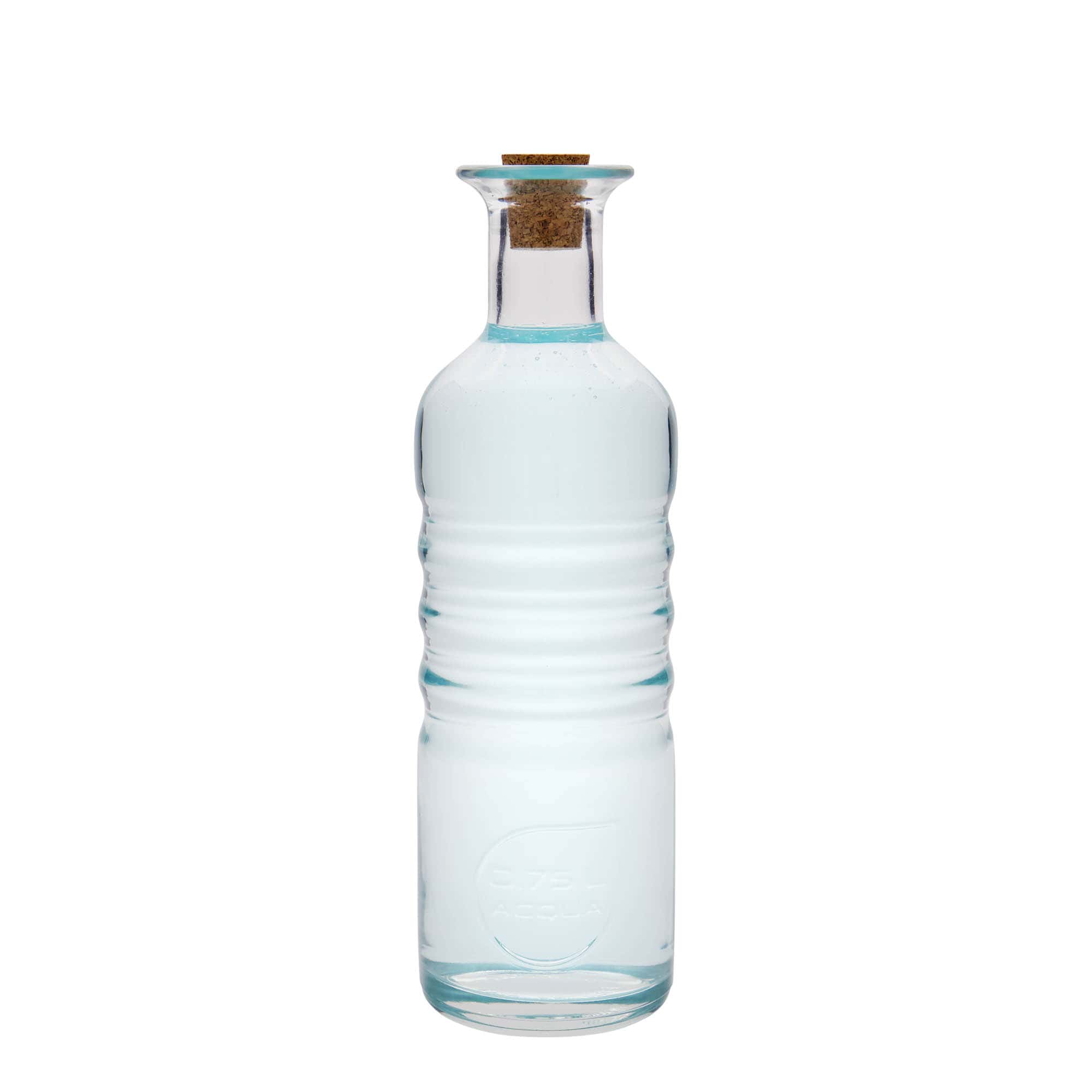 750 ml glassflaske 'Optima Acqua', åpning: kork