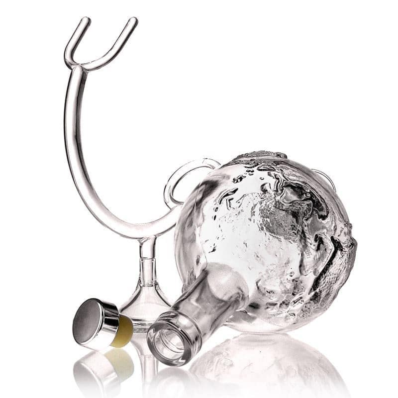 500 ml glassflaske "Globus', åpning: Kork