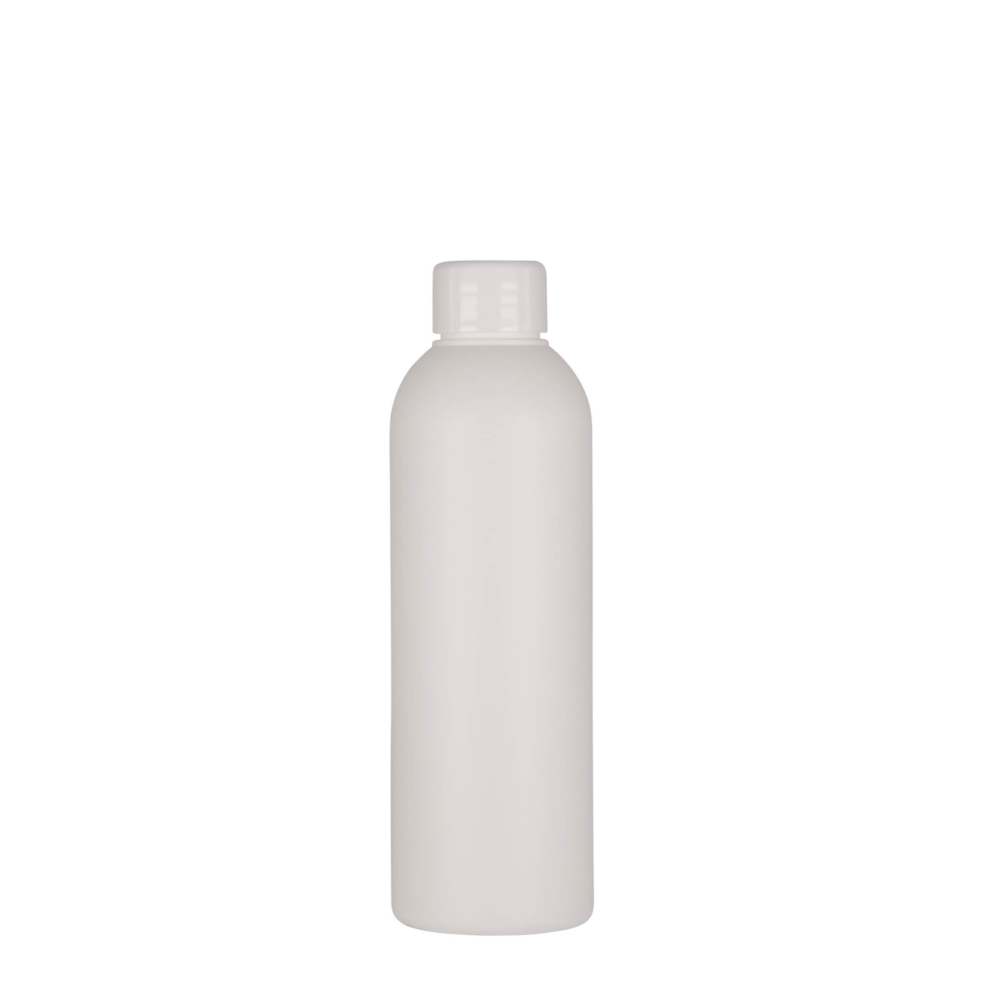 200 ml plastflaske 'Tuffy', HDPE, hvit, munningsåpning: 24/410