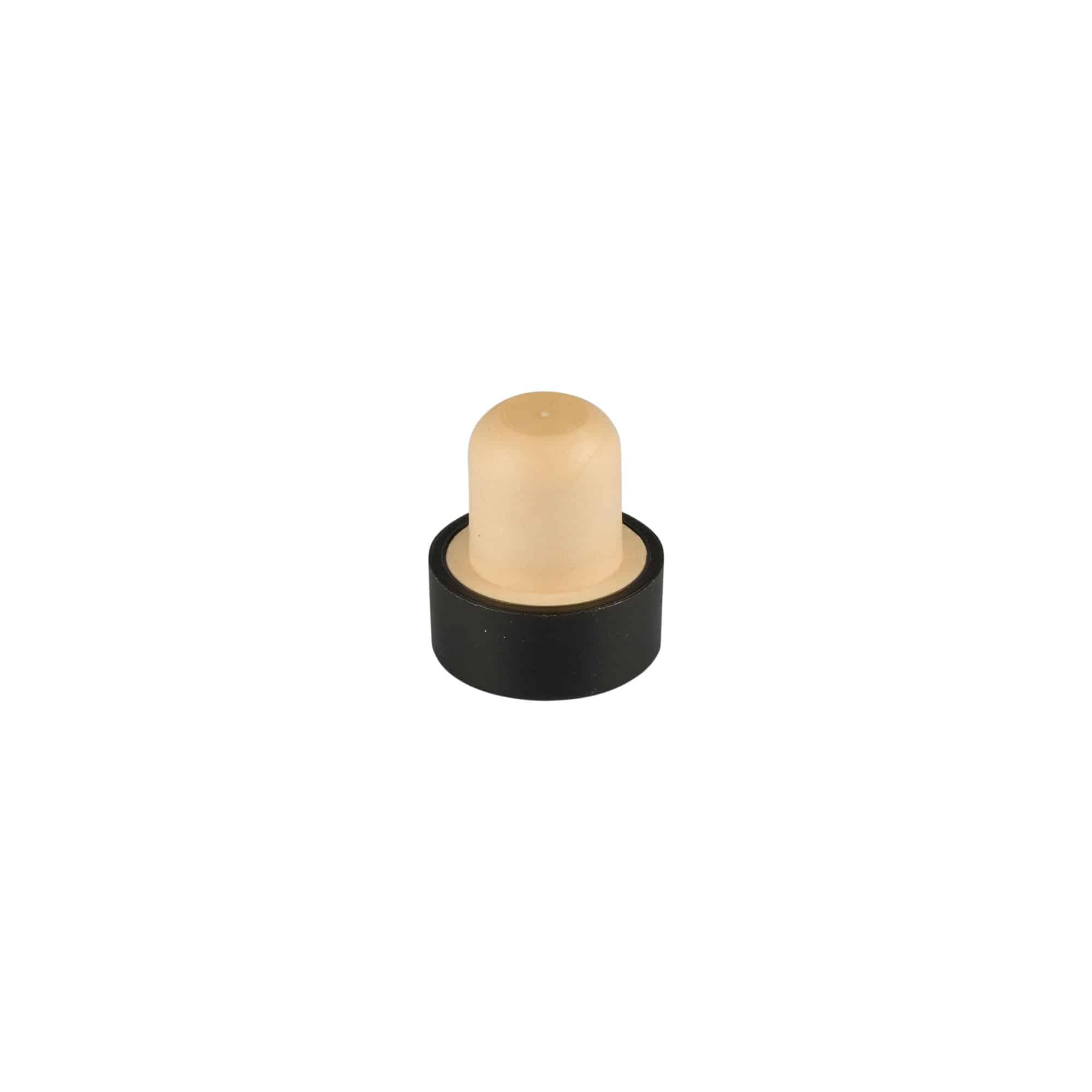 Håndtakskork 11 mm, tre, svart, for munningsåpning: kork