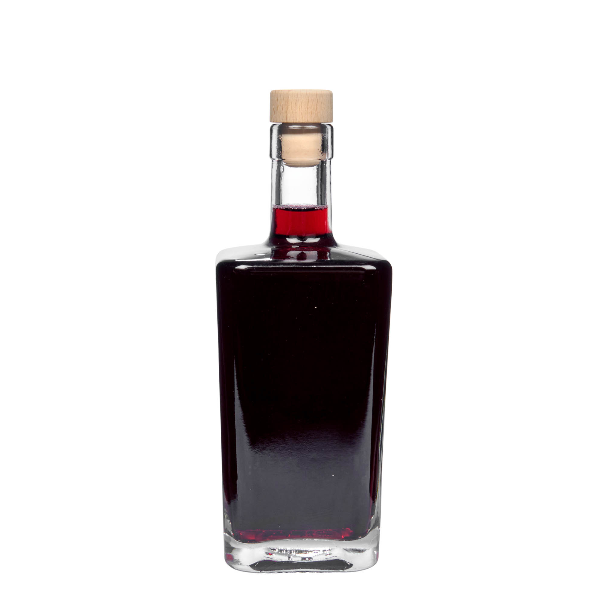 500 ml glassflaske 'Noel', firkantet, åpning: kork 500 ml glassflaske 'Noel', firkantet, åpning: kork