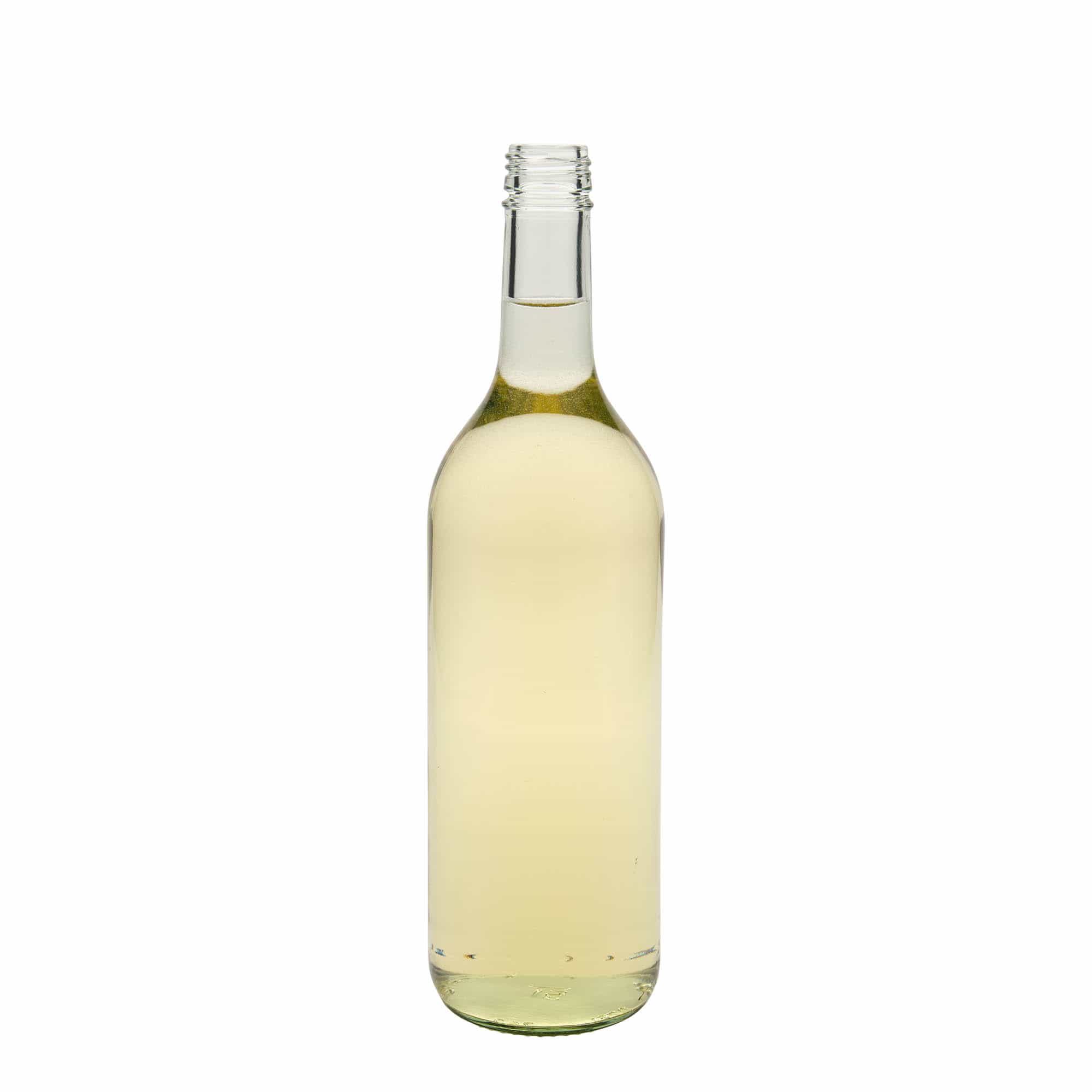 750 ml glassflaske 'Bordeaux', åpning: PP 28