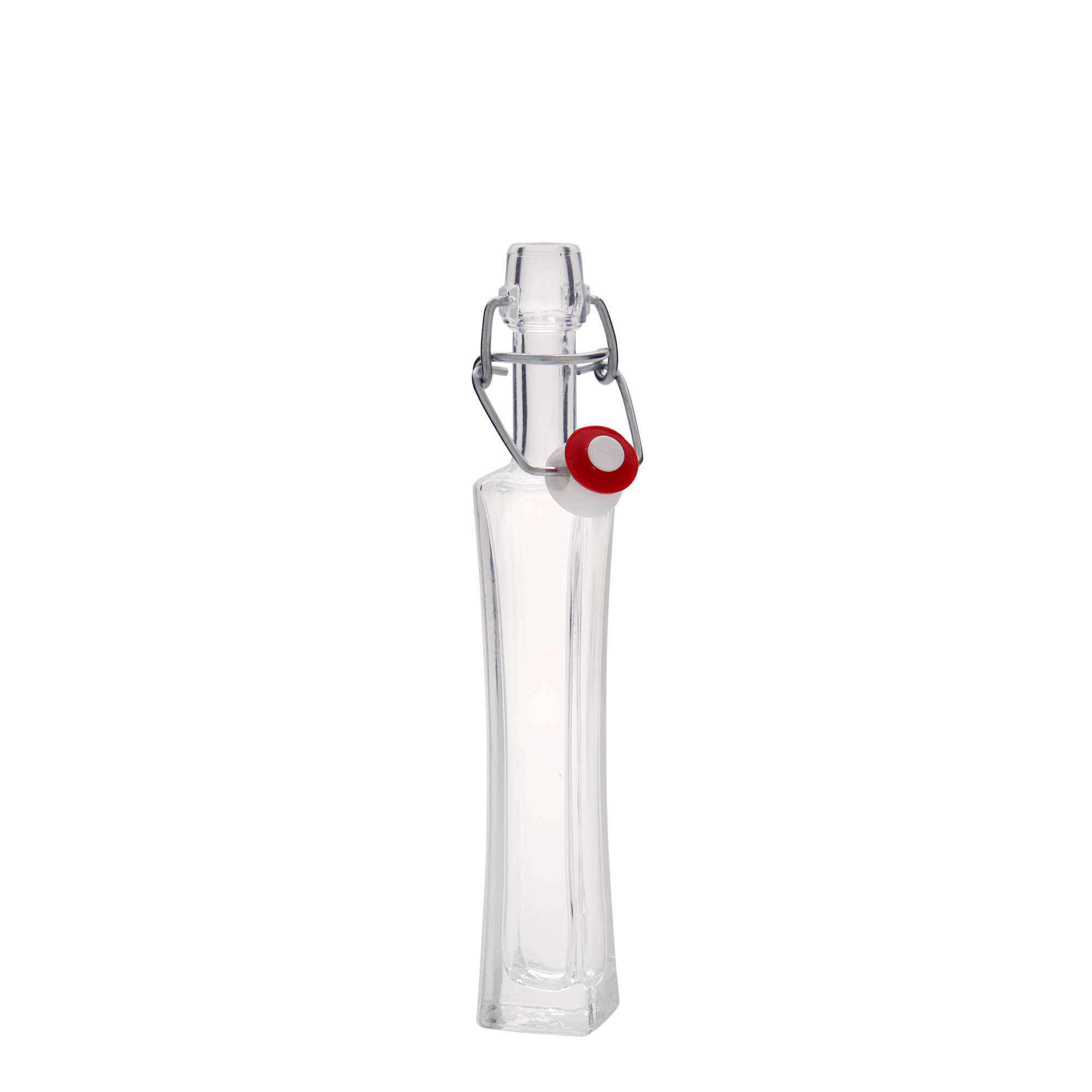 40 ml glassflaske 'Koko', firkantet, åpning: hengselstopp