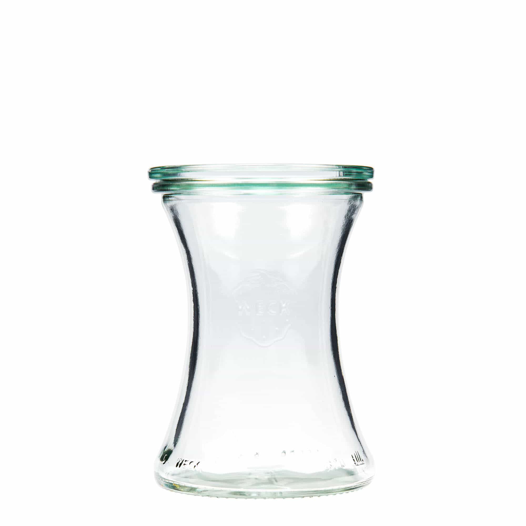 370 ml WECK-delikatesseglass, åpning: rund kant