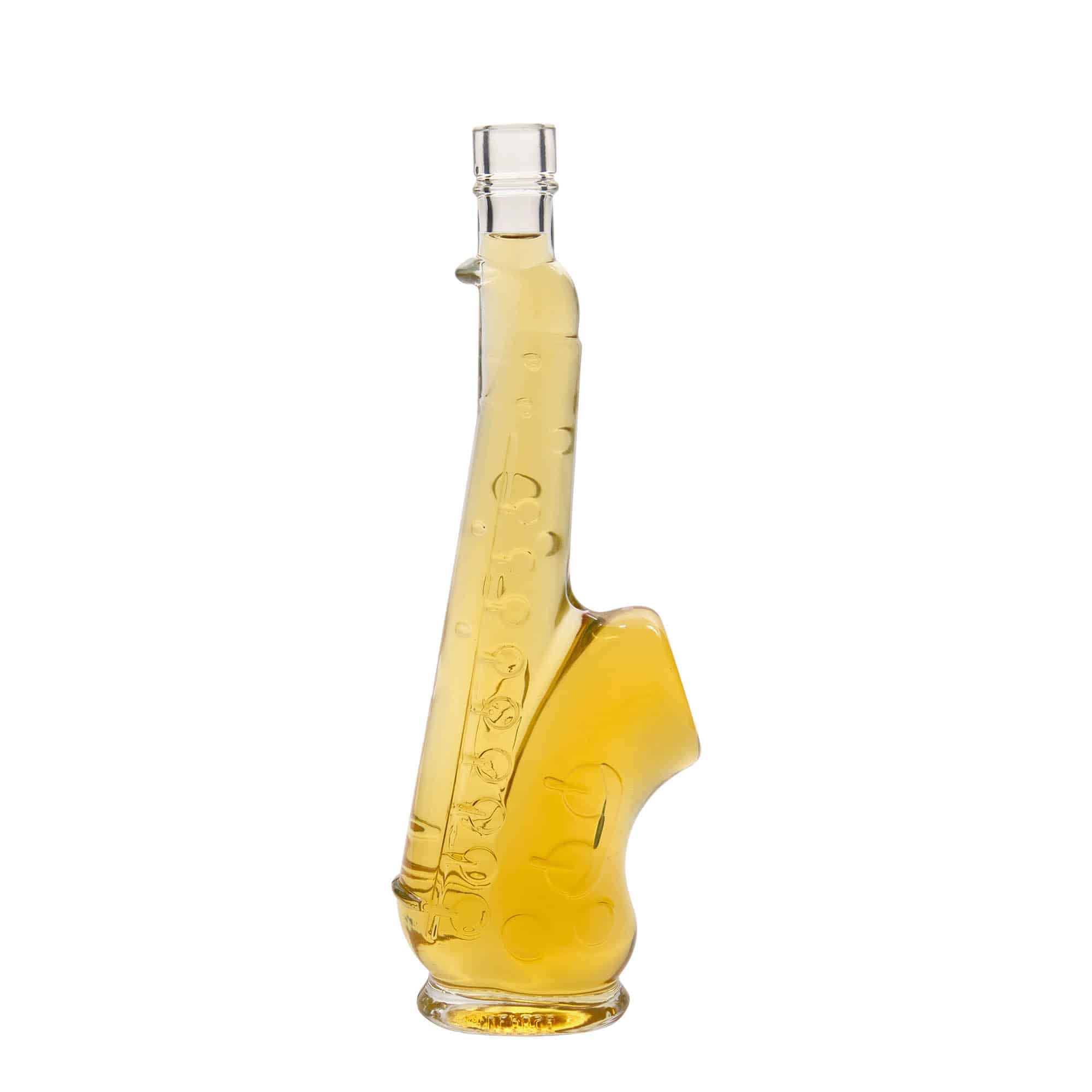 500 ml glassflaske "Saksofon", åpning: Kork