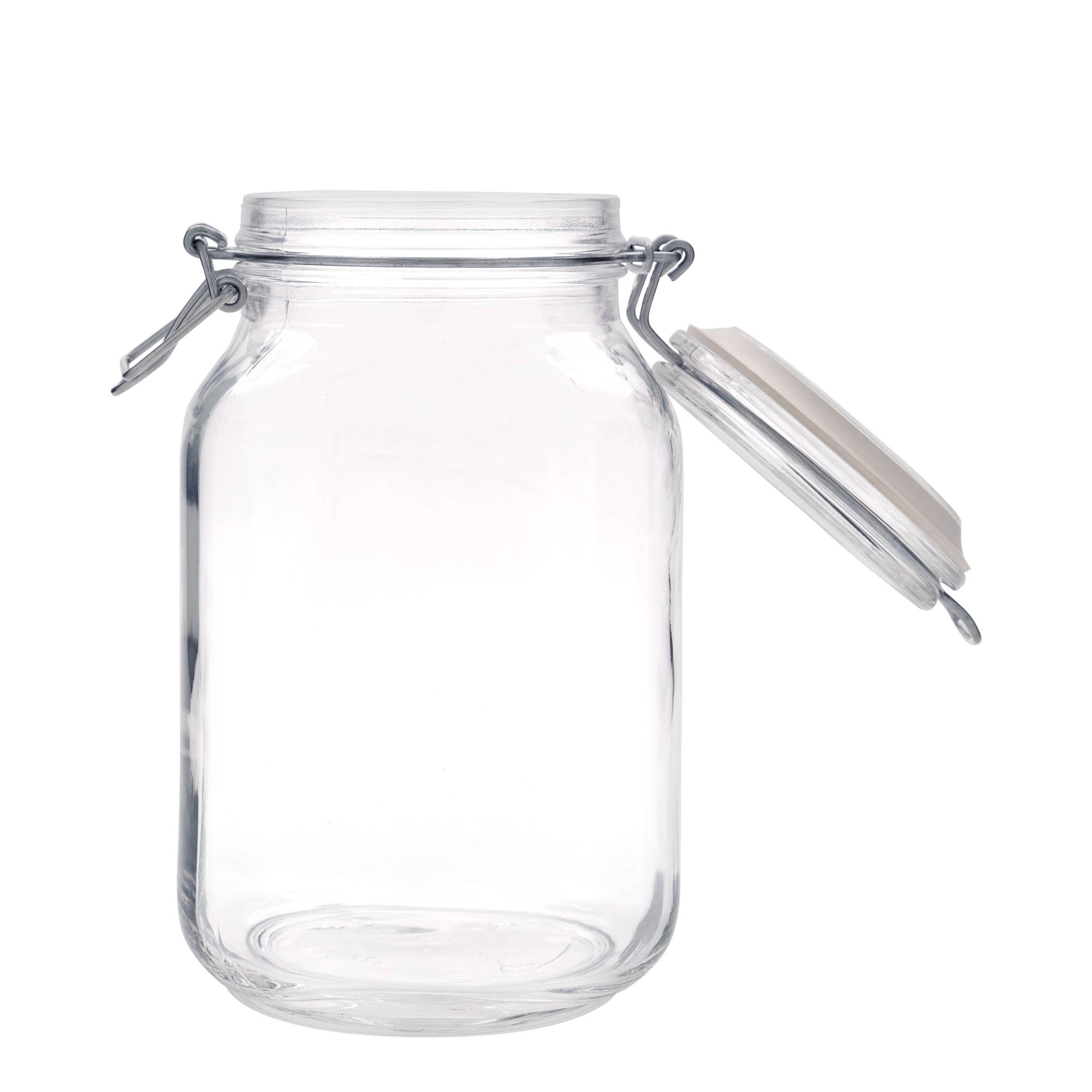 2.000 ml trådspenneglass 'Fido', firkantet, åpning: trådspenne-lukking 2.000 ml trådspenneglass 'Fido', firkantet, åpning: trådspenne-lukking