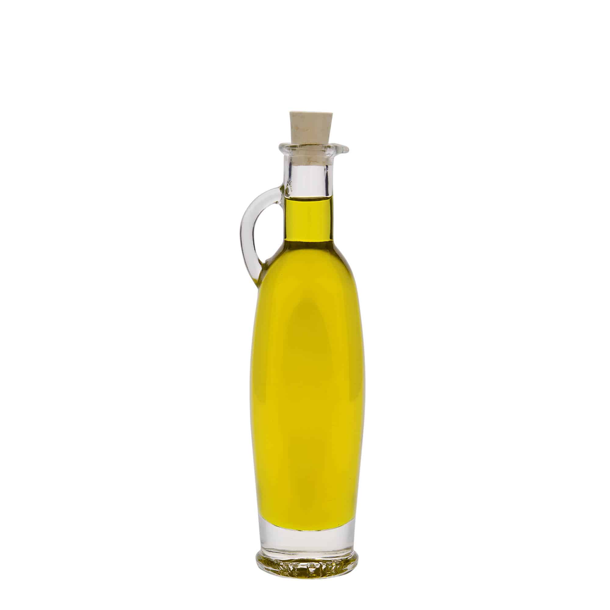 100 ml glassflaske "Eleganta", oval, åpning: Kork