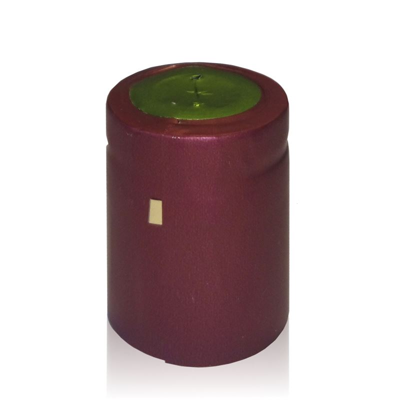 Krympekapsel 32x41, PVC-plast, mørkerød