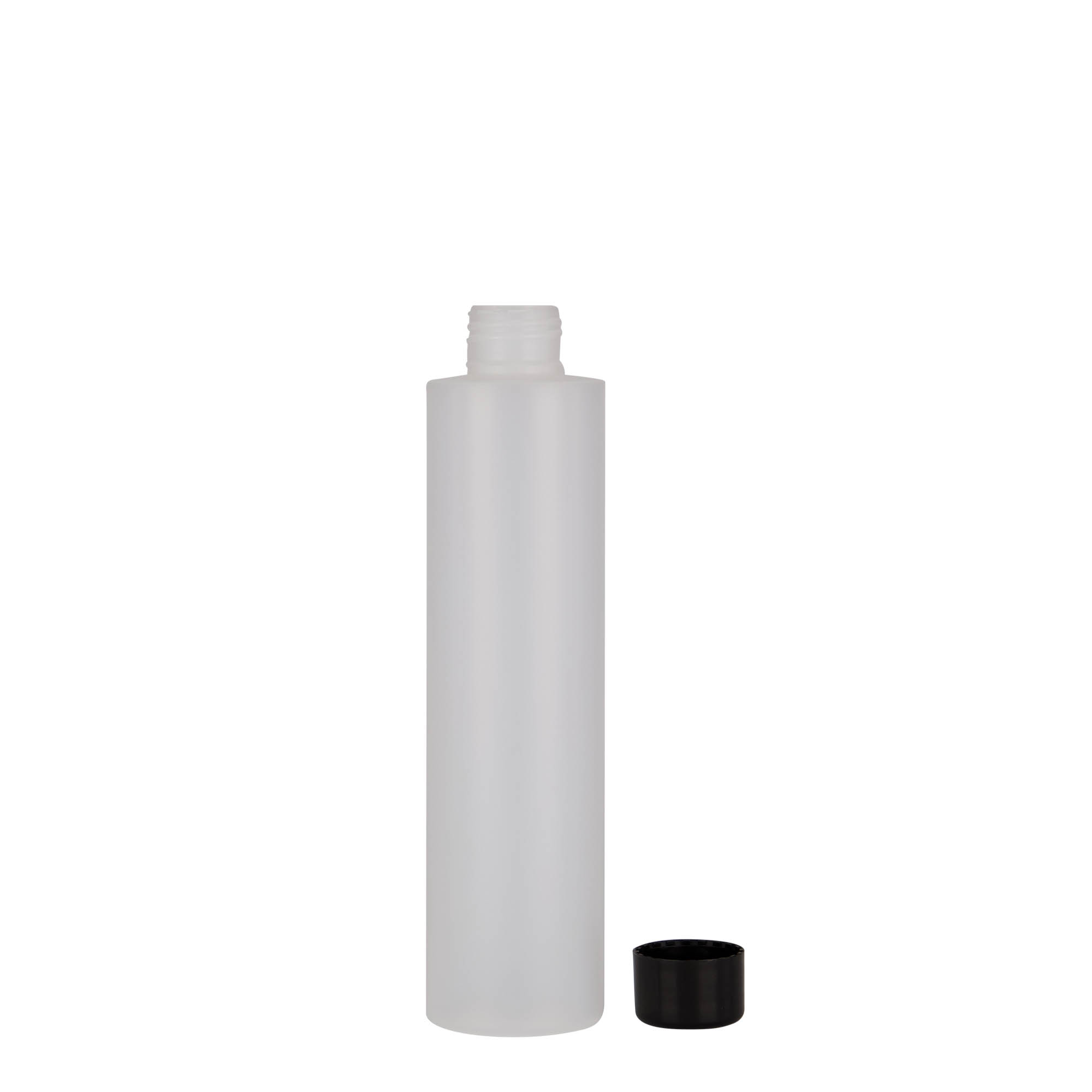 200 ml plastflaske 'Pipe', HDPE, natur, åpning: 24/410