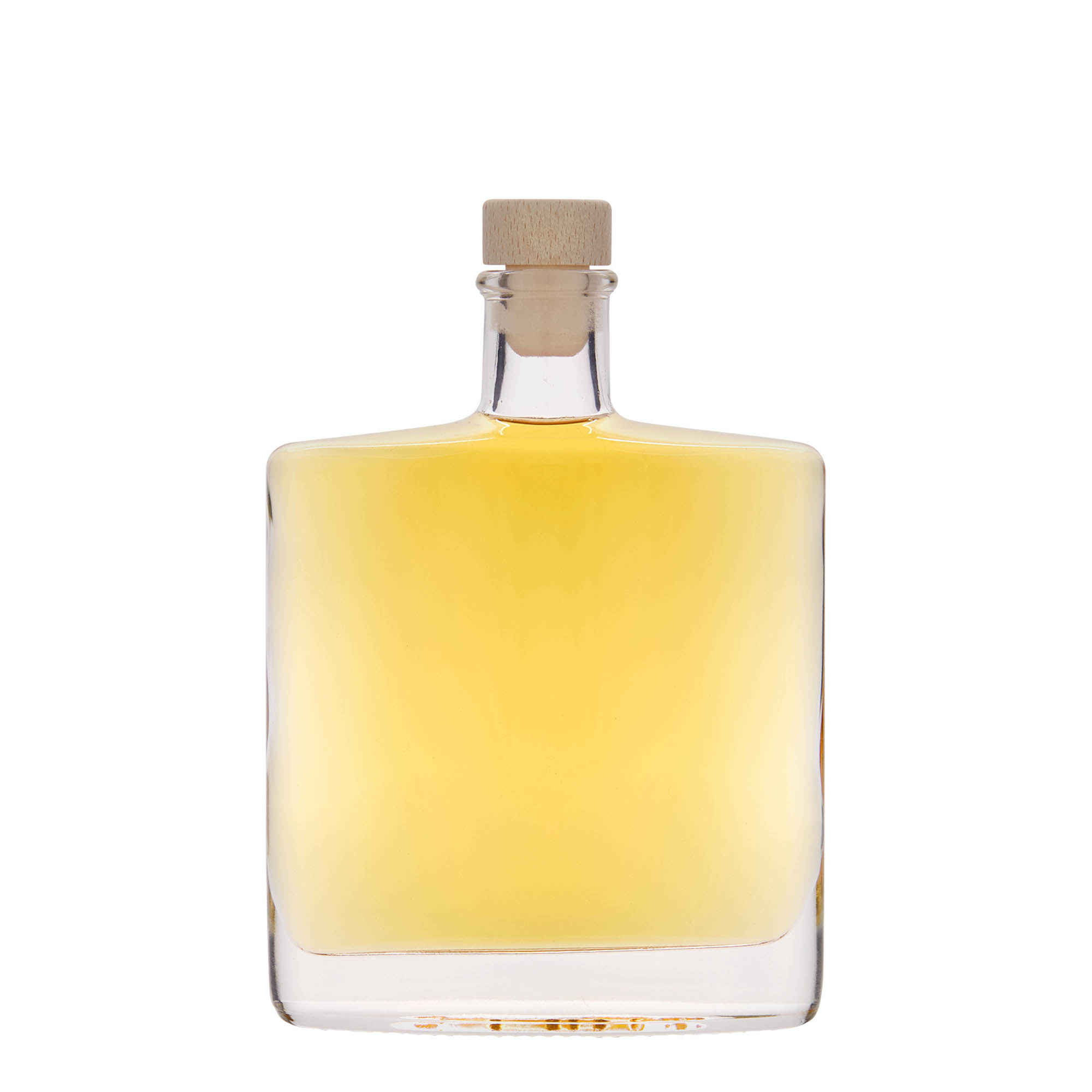 350 ml glassflaske 'Zorbas', oval, åpning: kork