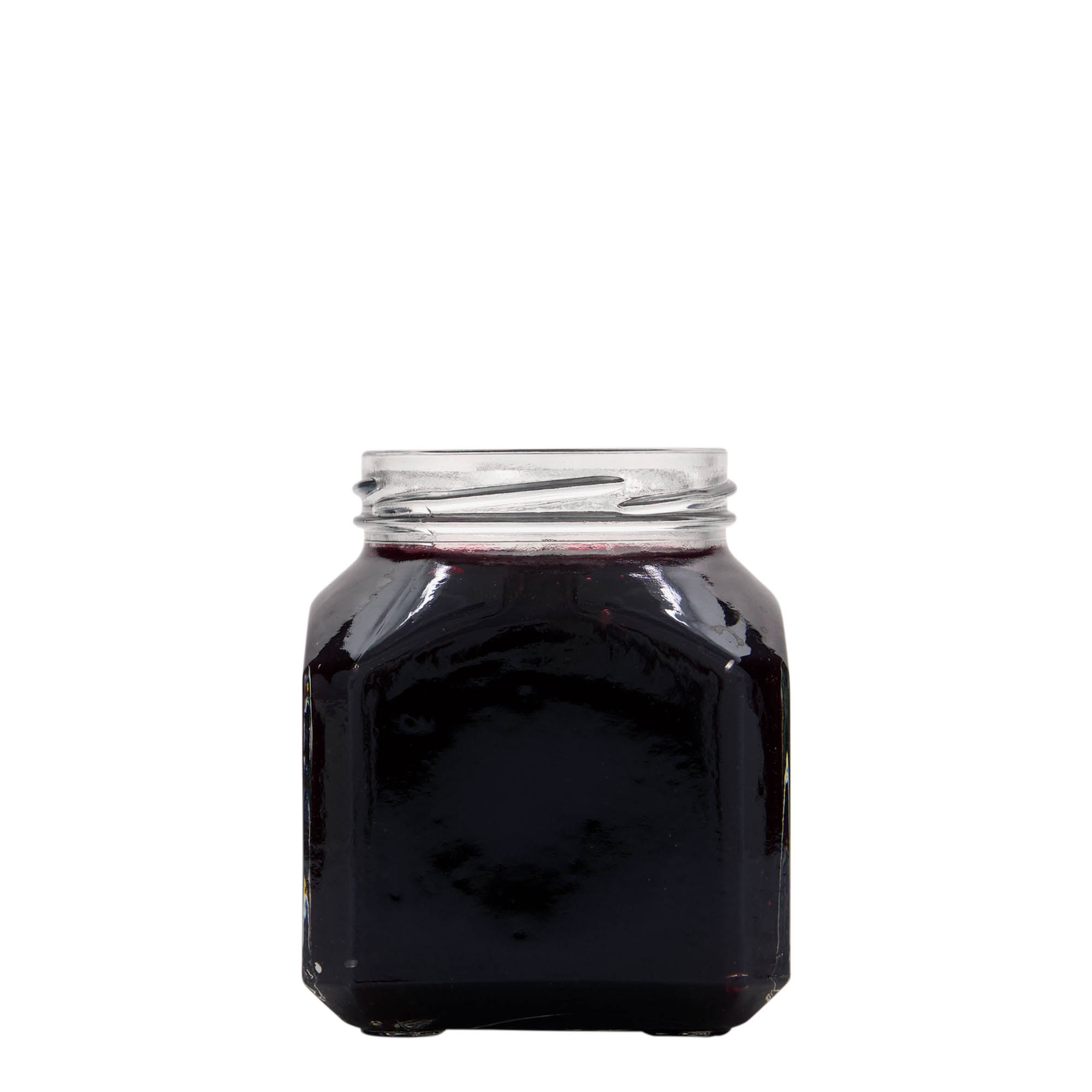 314 ml firkantet glass 'Mailand', åpning: Twist-Off (TO 63)