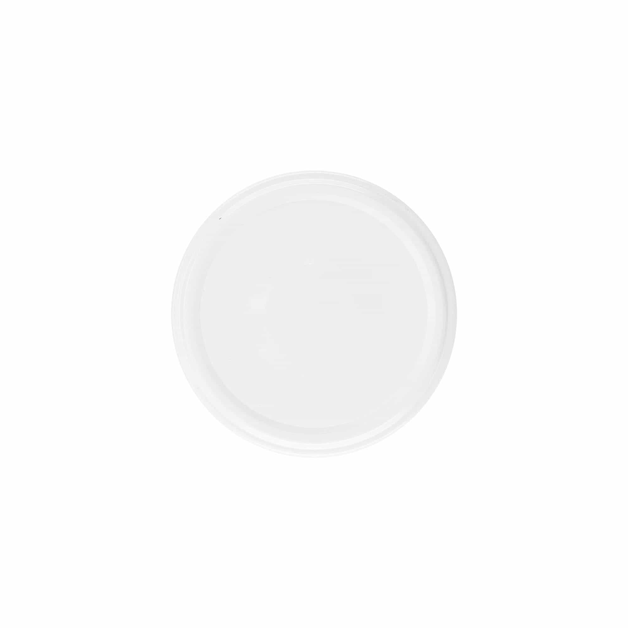 Twist-Off-lokk, hvit blikkplate, hvit, for åpning: TO 70