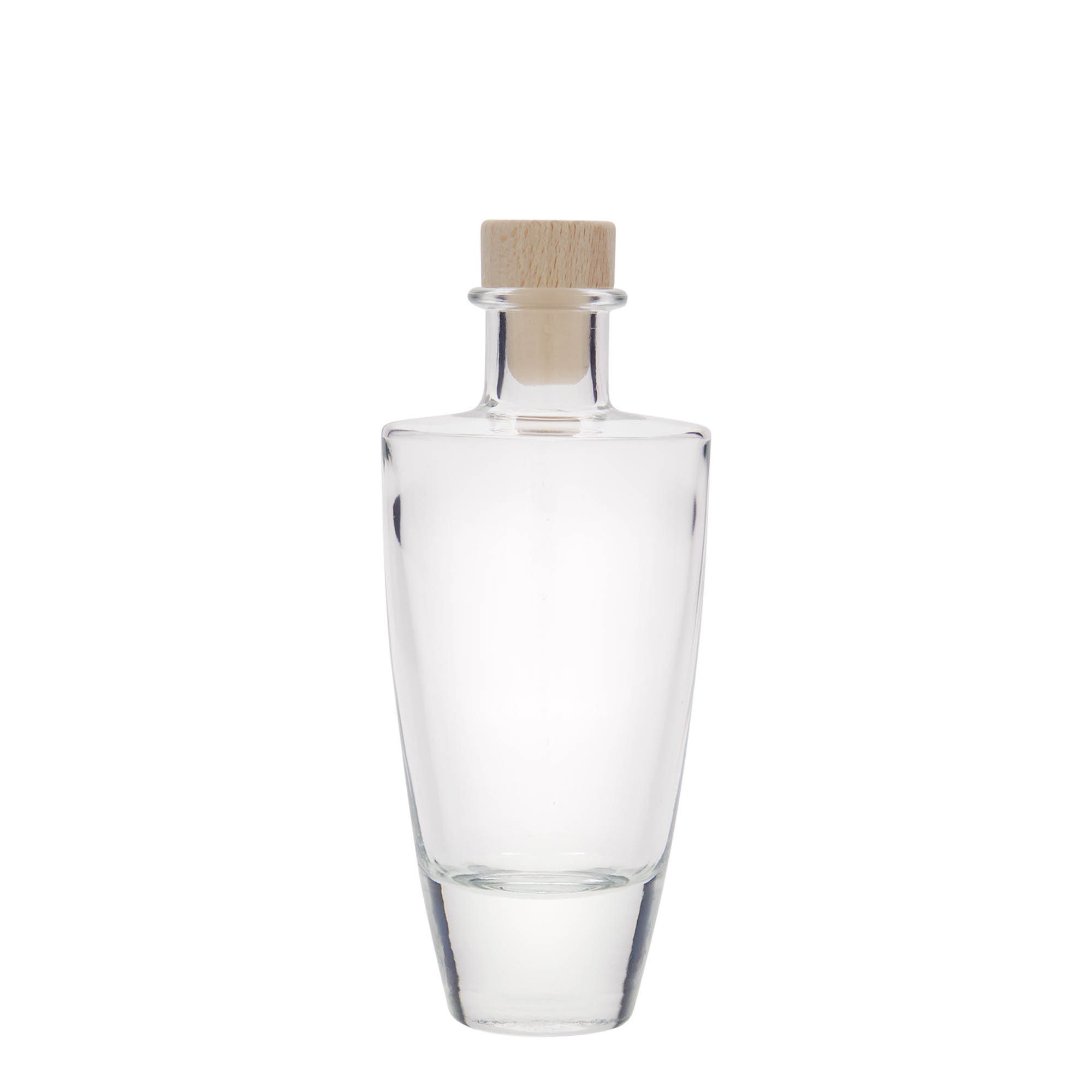200 ml glassflaske 'Vanessa', oval, åpning: kork 200 ml glassflaske 'Vanessa', oval, åpning: kork