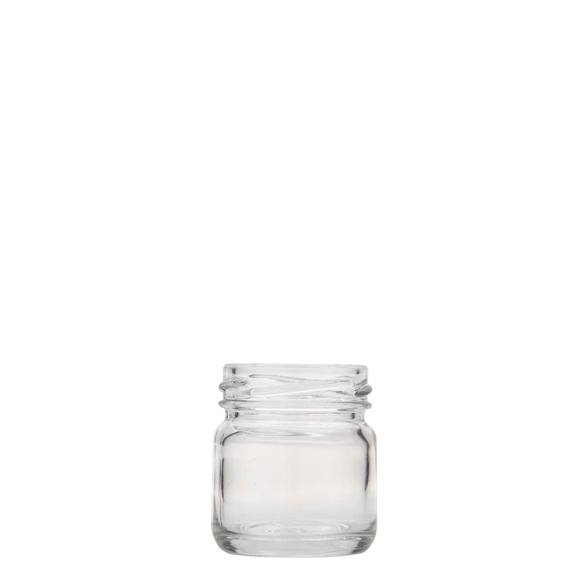 40 ml rund flaske, åpning: Twist-Off (TO 43)