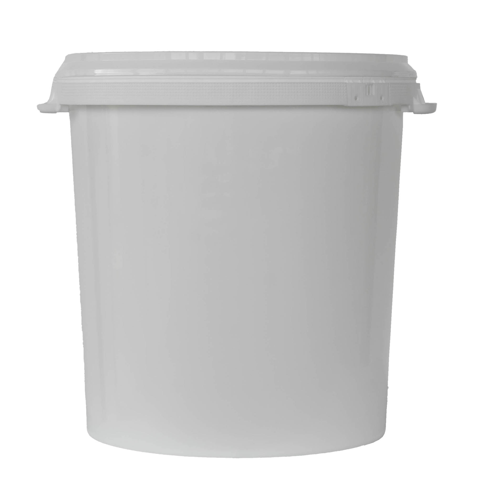 30 l bøtte, PP-plast, hvit