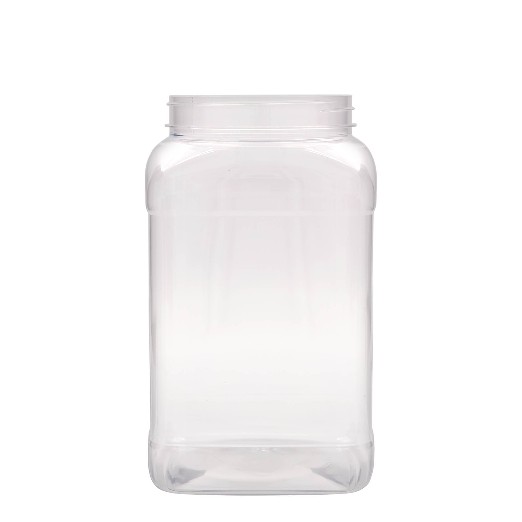 3.000 ml PET-boks 'Dana', kvadratisk, plast, åpning: 110/400 3.000 ml PET-boks 'Dana', kvadratisk, plast, åpning: 110/400