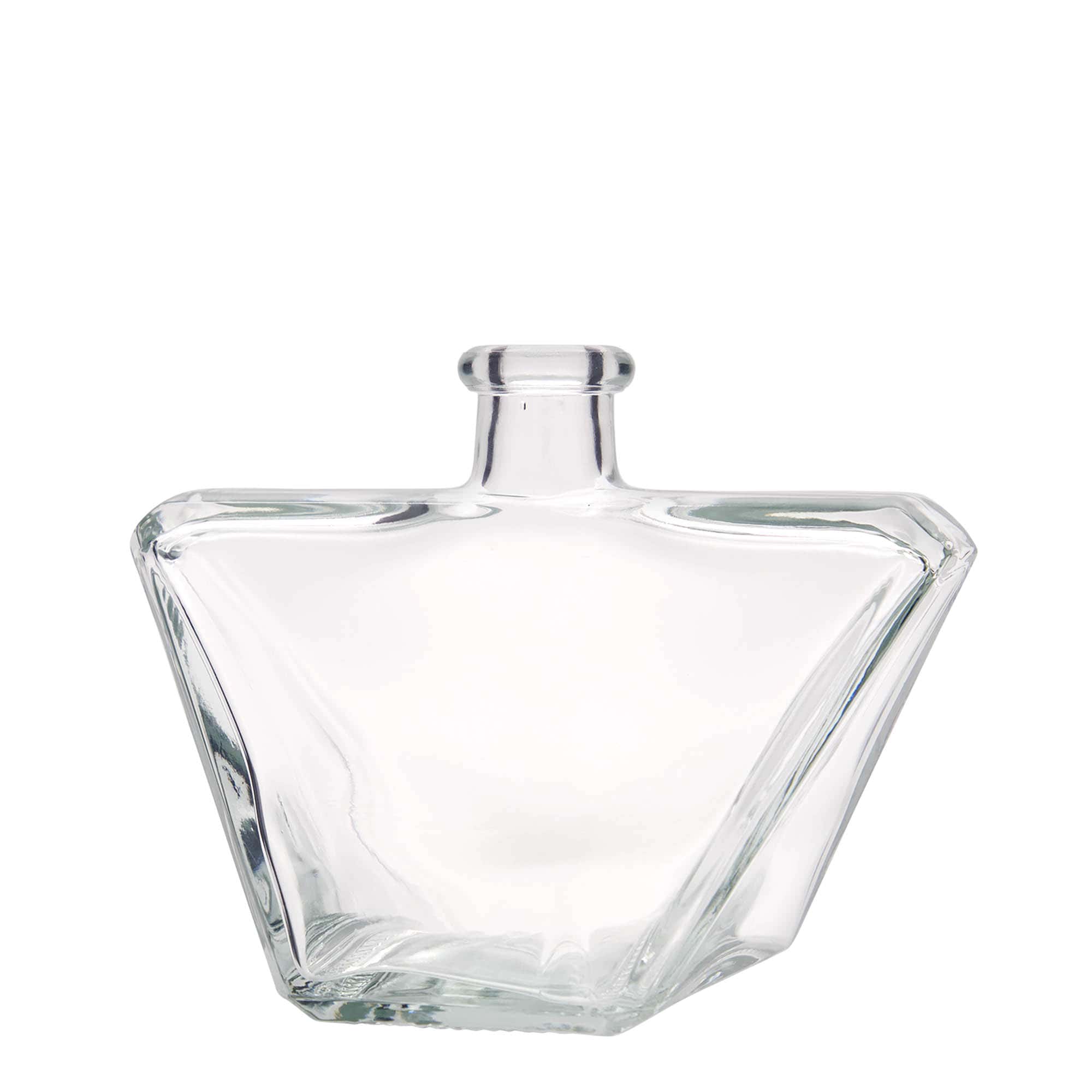 500 ml glassflaske "Charly', firkantet, åpning: Kork