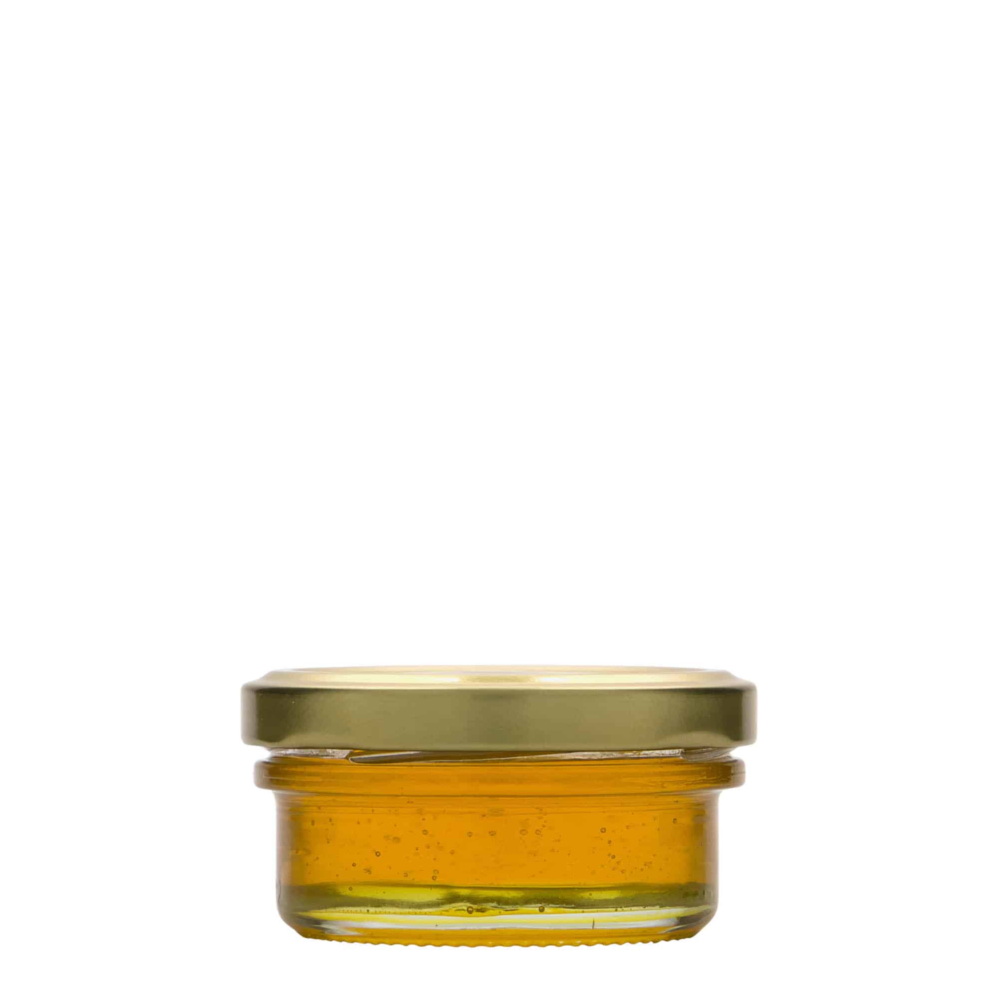65 ml flatt nedsatt glass, åpning: Twist-Off (TO 66)