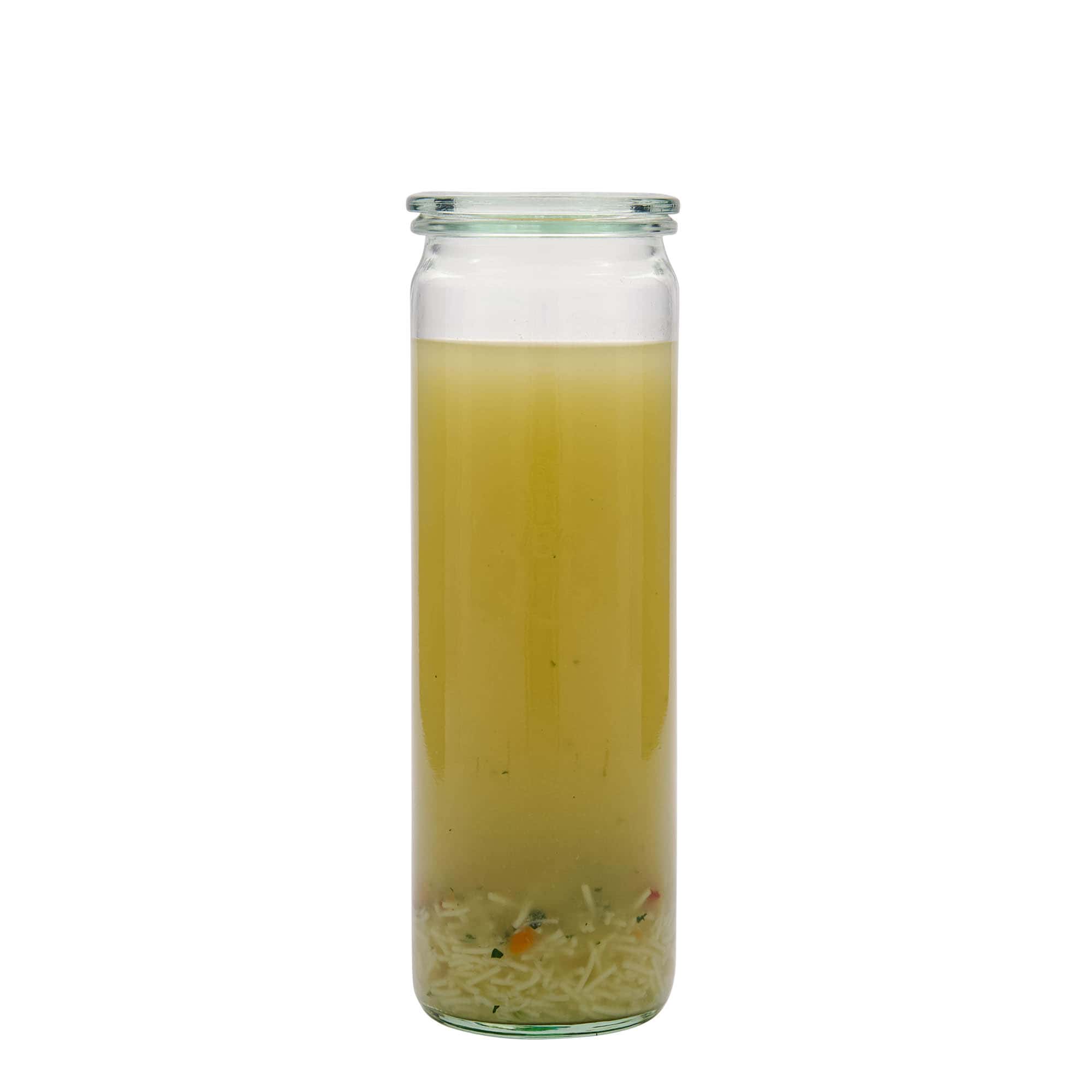 600 ml WECK-sylinderglass, åpning: rund kant