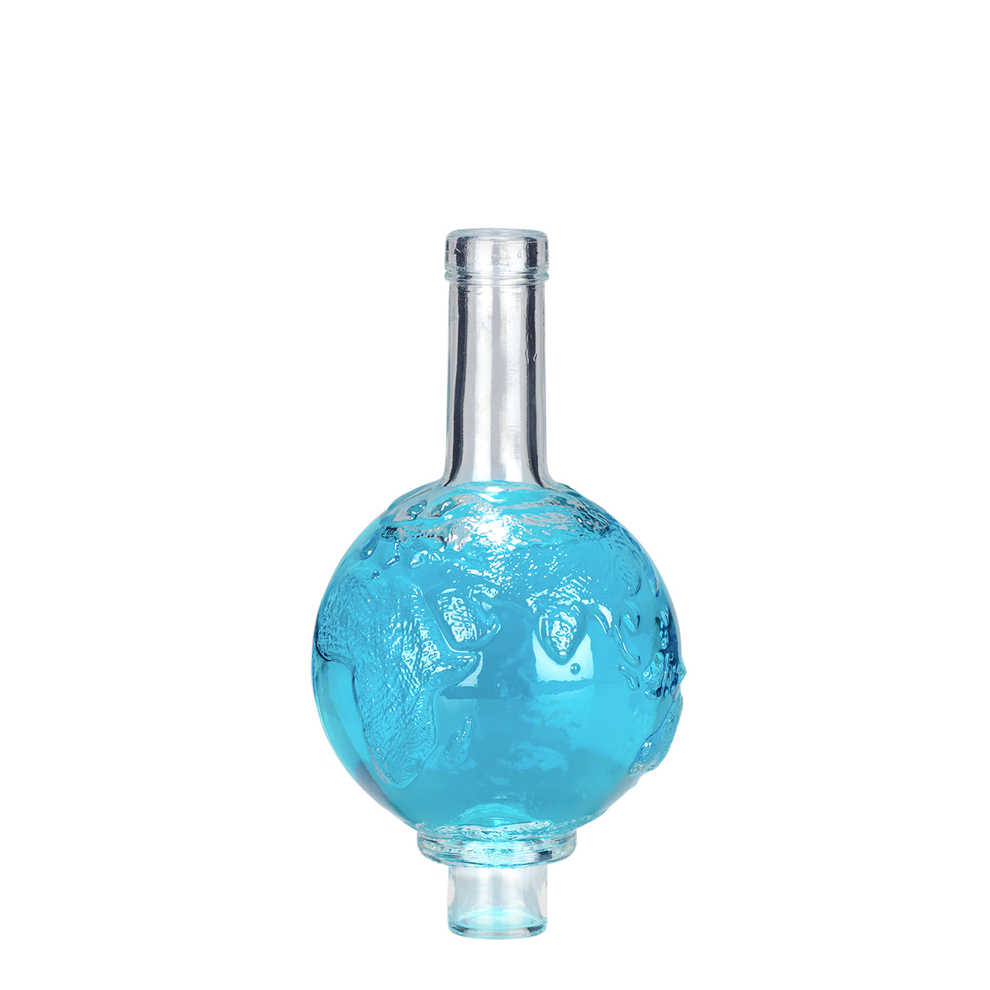 500 ml glassflaske 'Globus', åpning: kork
